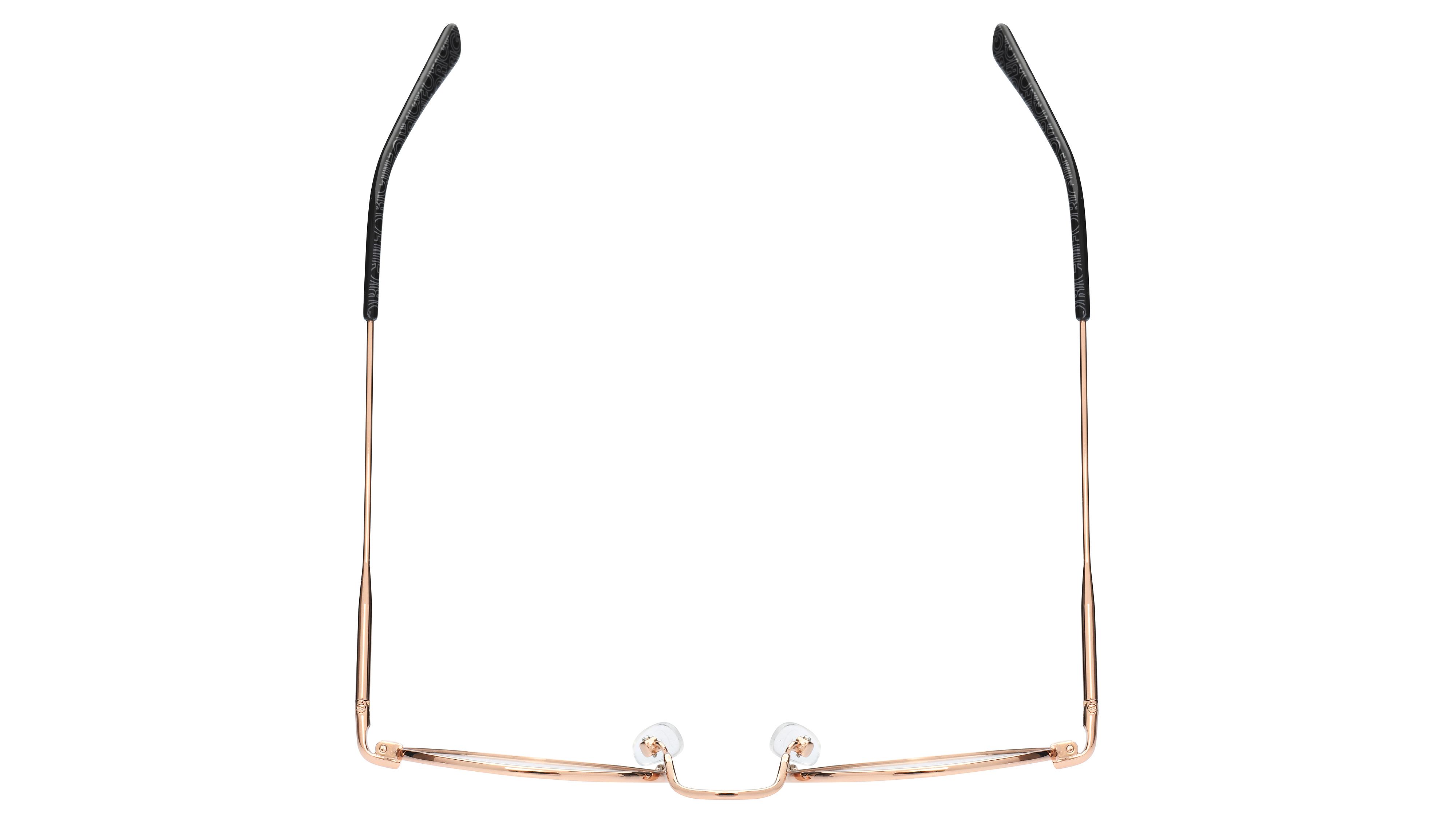 Lunettes de vue Signature Krys Mixte Or Arrondie Kor1913 Dessus