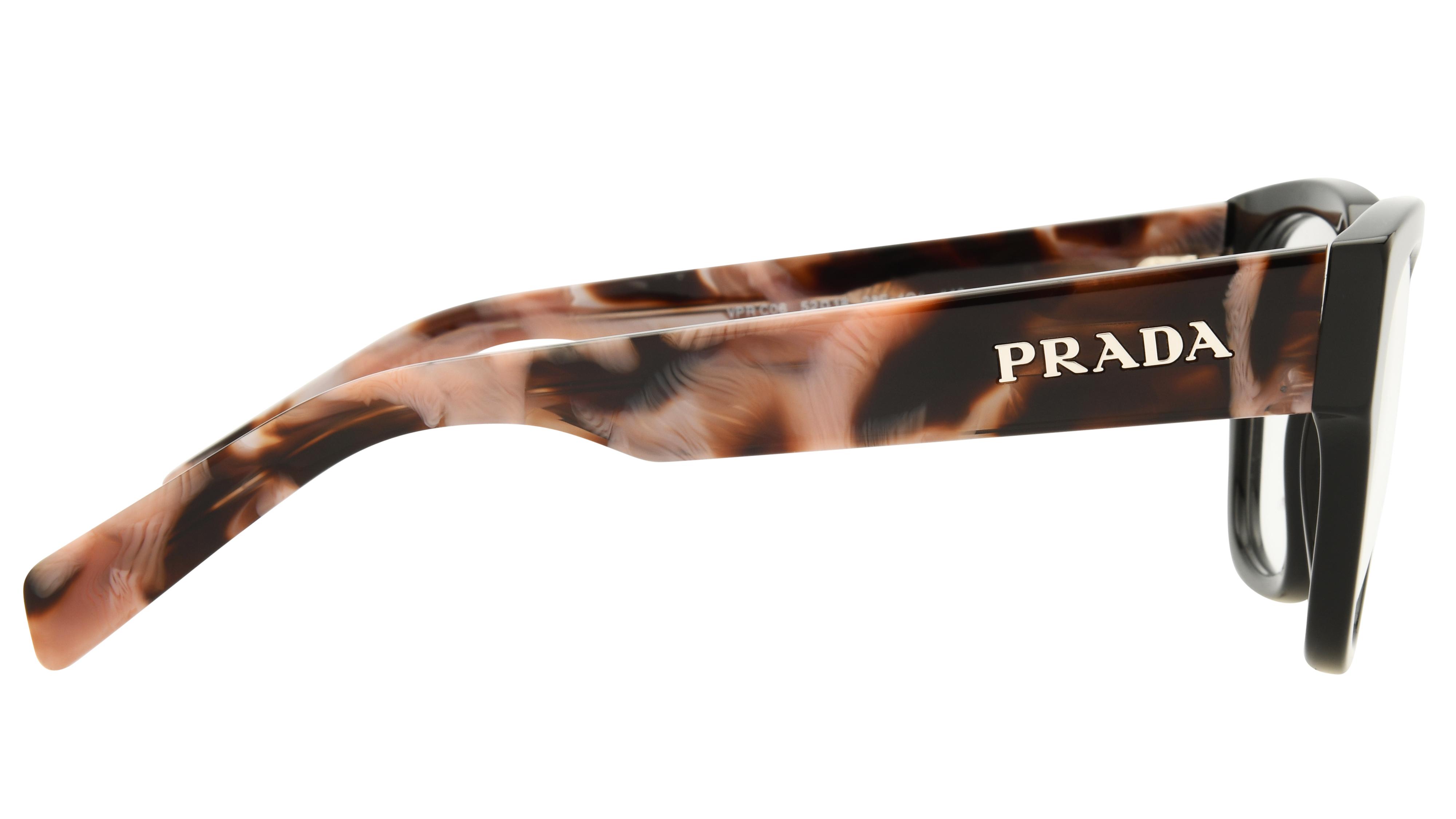 Lunettes de vue Prada Femme Noir Ovale PRC06V Droite