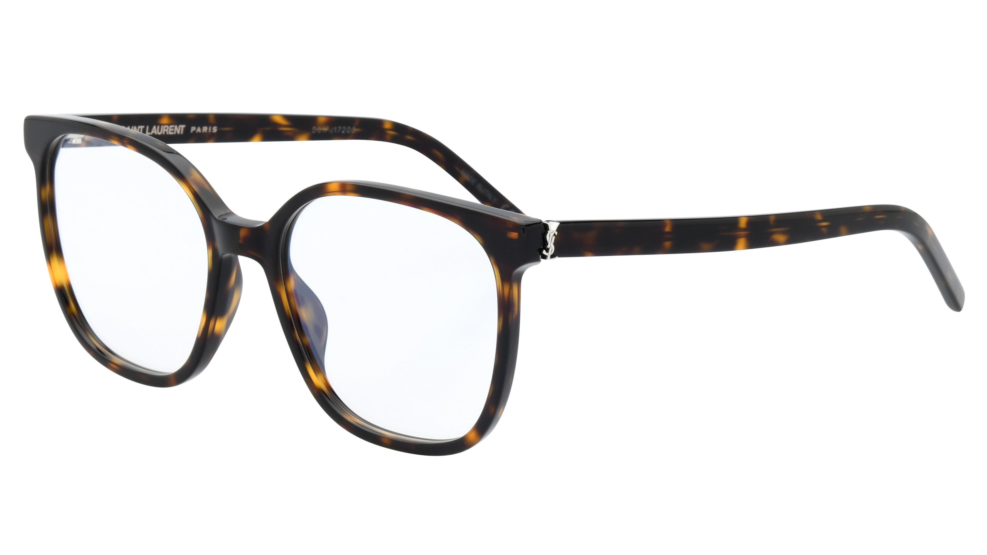 Lunettes de vue Saint Laurent Femme Écaille Papillon Slm155 Trois-Quart