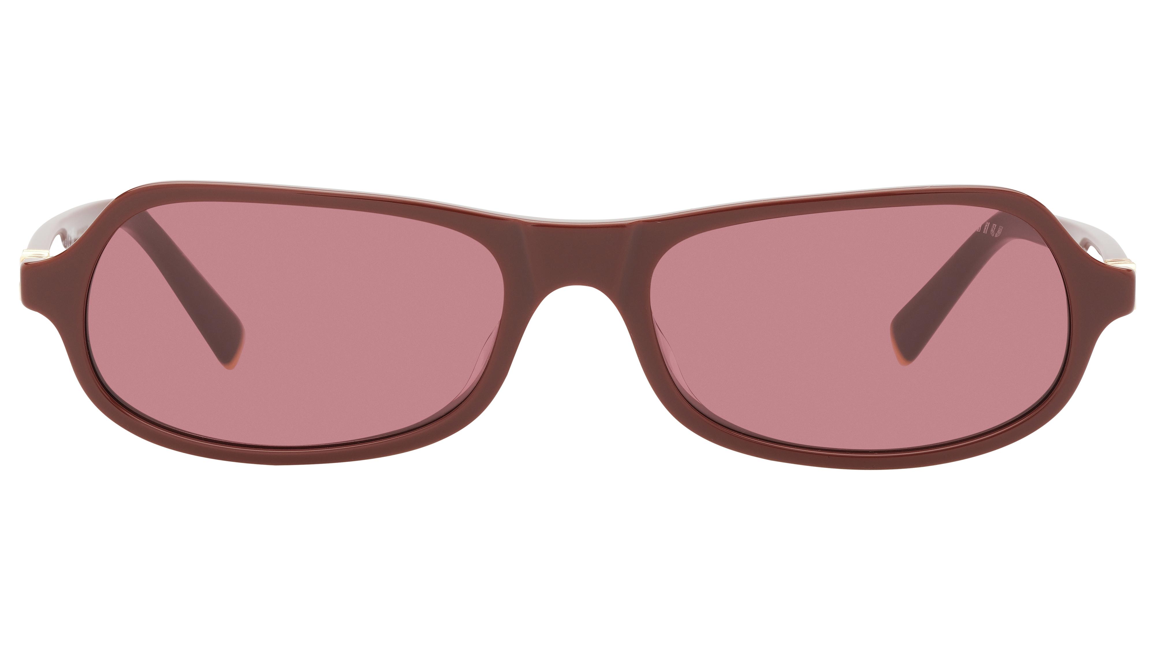 Lunettes de soleil Miu Miu Femme Rouge Rectangle MU Face