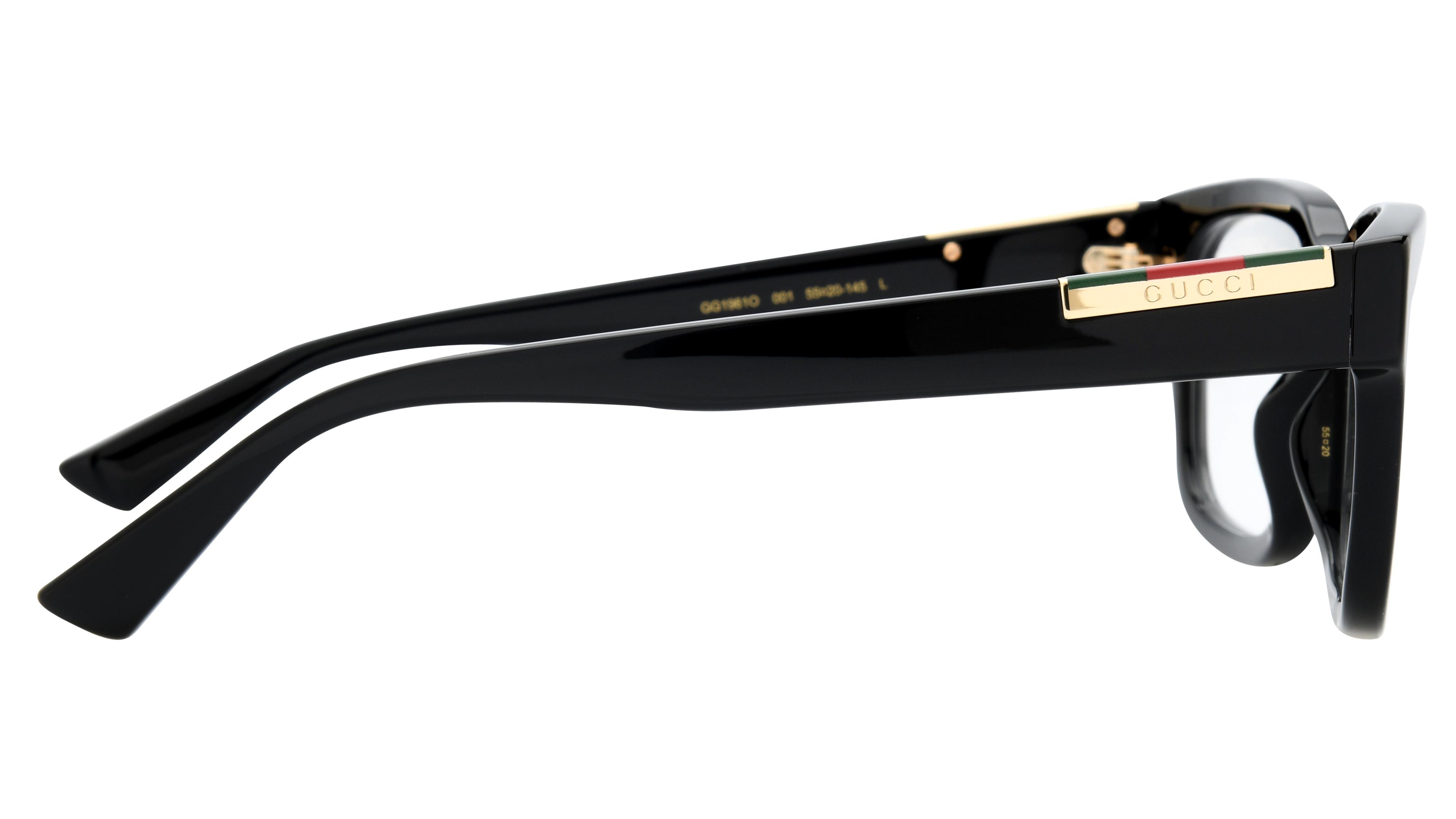 Lunettes de vue Gucci Homme Noir Rectangle GG1961O Droite