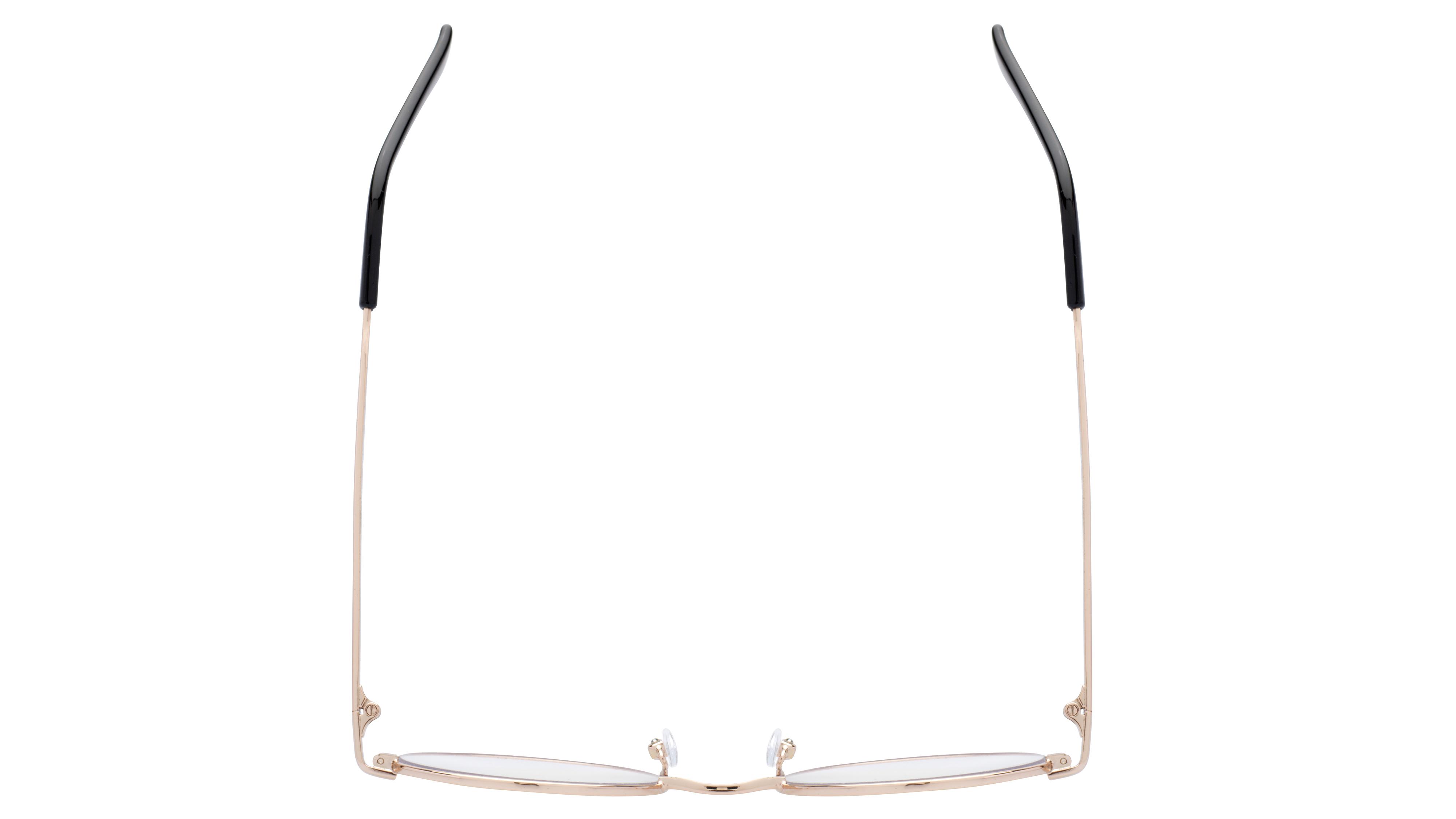 Lunettes anti-lumière bleue Signature Krys Femme Or Ronde Skpap-E2205 Dessus