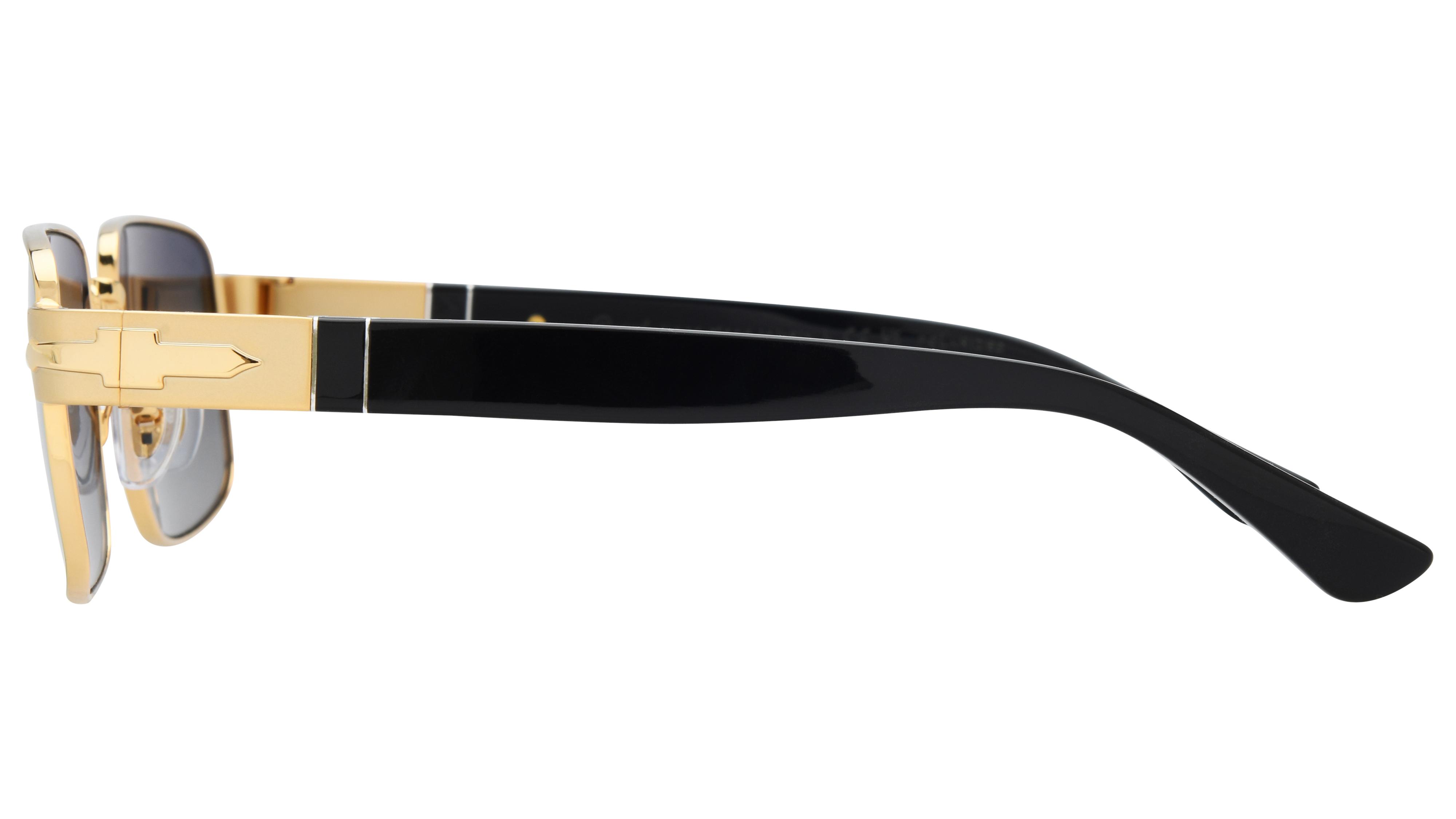 Lunettes de soleil Persol Mixte Or Rectangle PO1022S Gauche