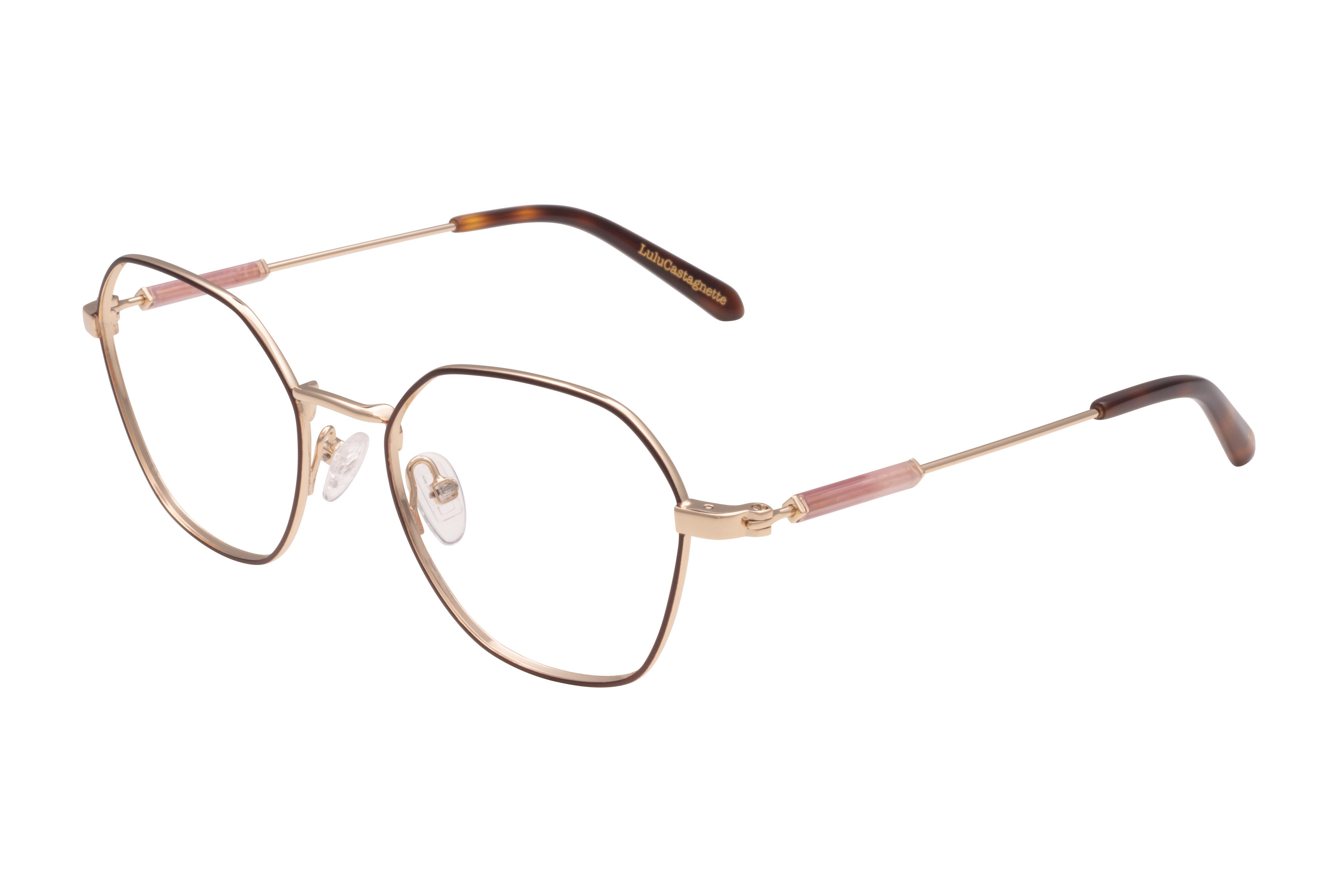Lunettes de vue Lulu Castagnette   Rond LFMM165C77 Gauche