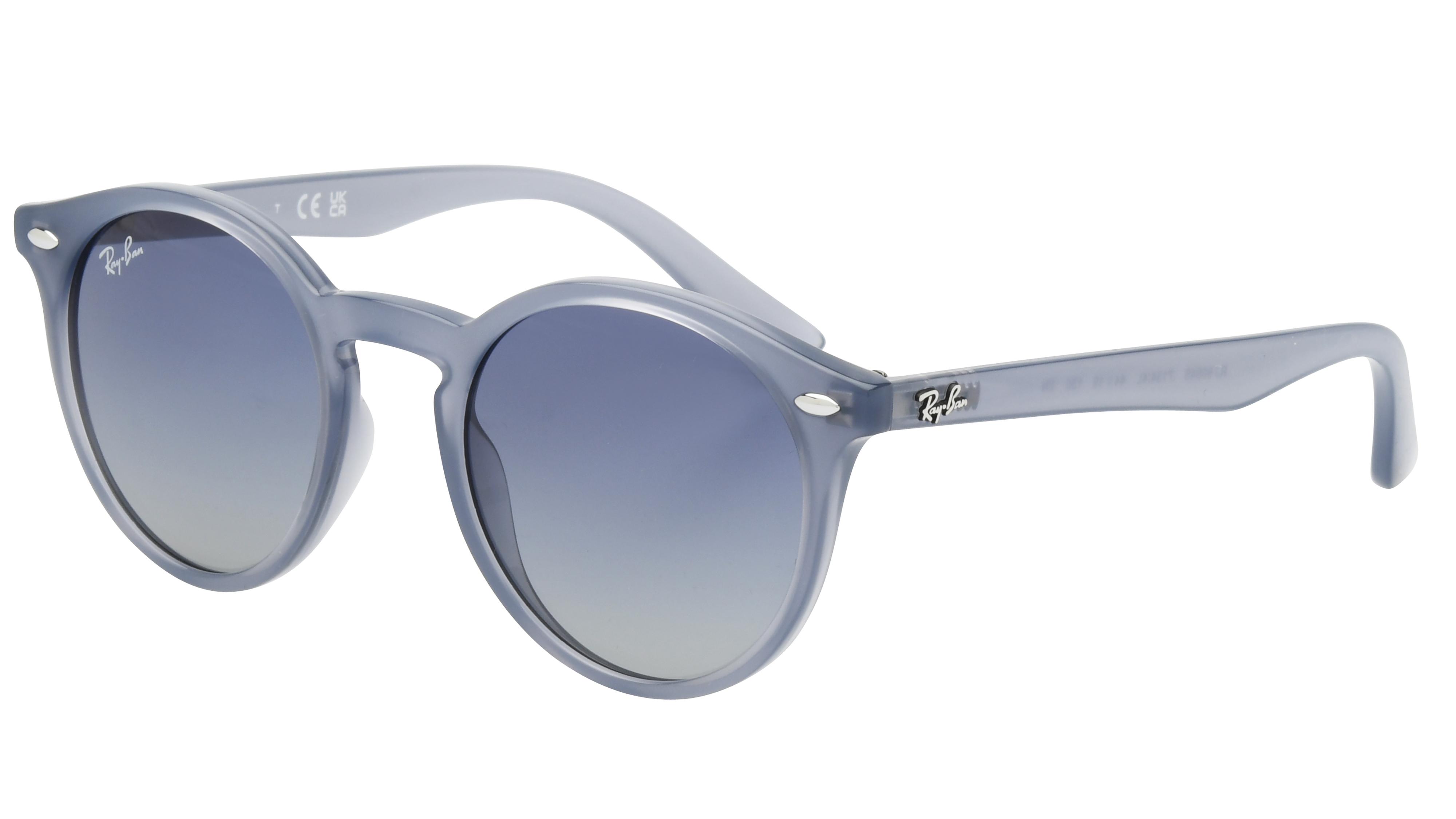 Lunettes de soleil Ray-Ban Mixte Bleu Pantos Rj9064S Trois-Quart