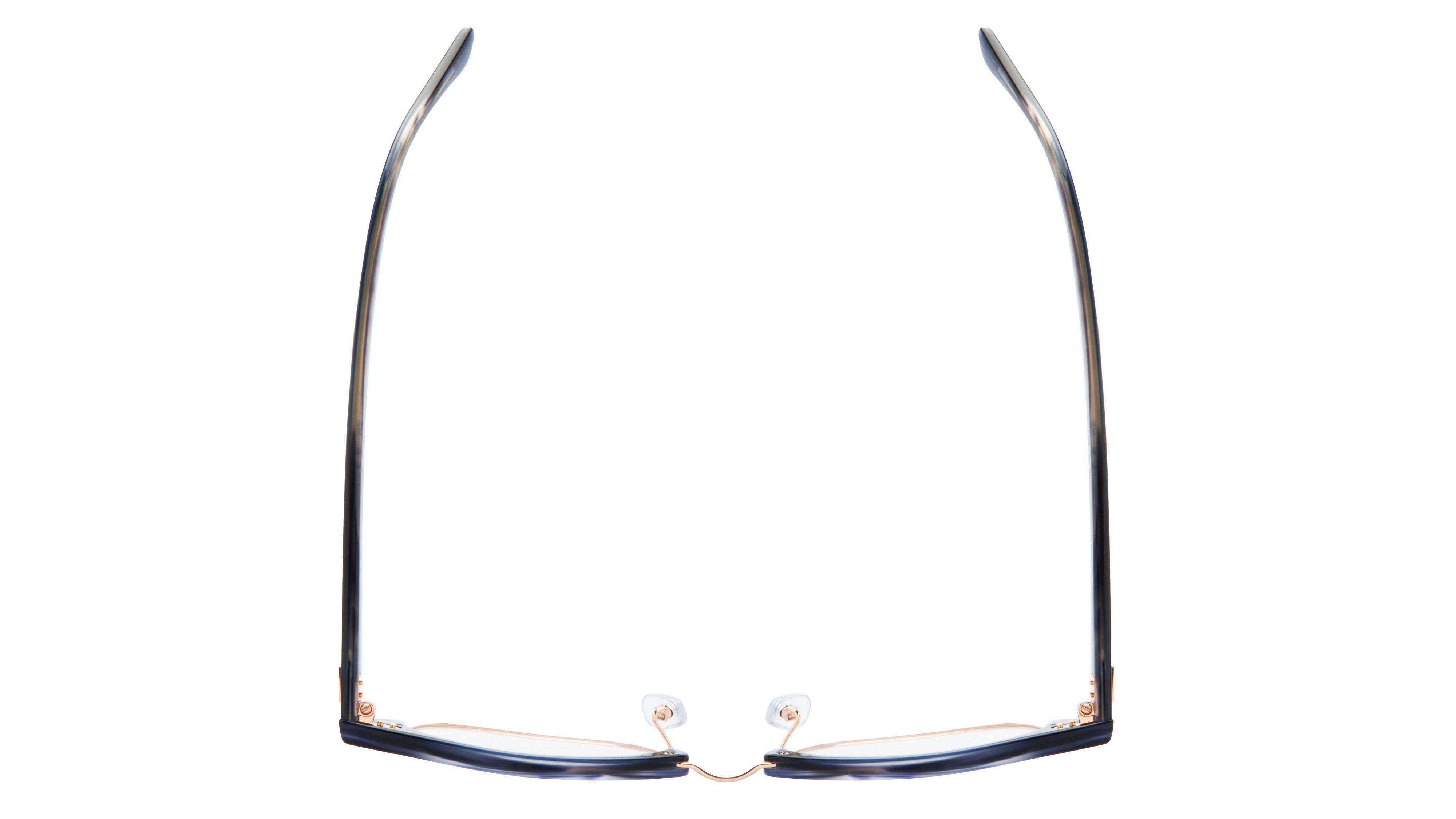 Lunettes de vue Ray-Ban Mixte Bleu Carré Rx5154 Dessus