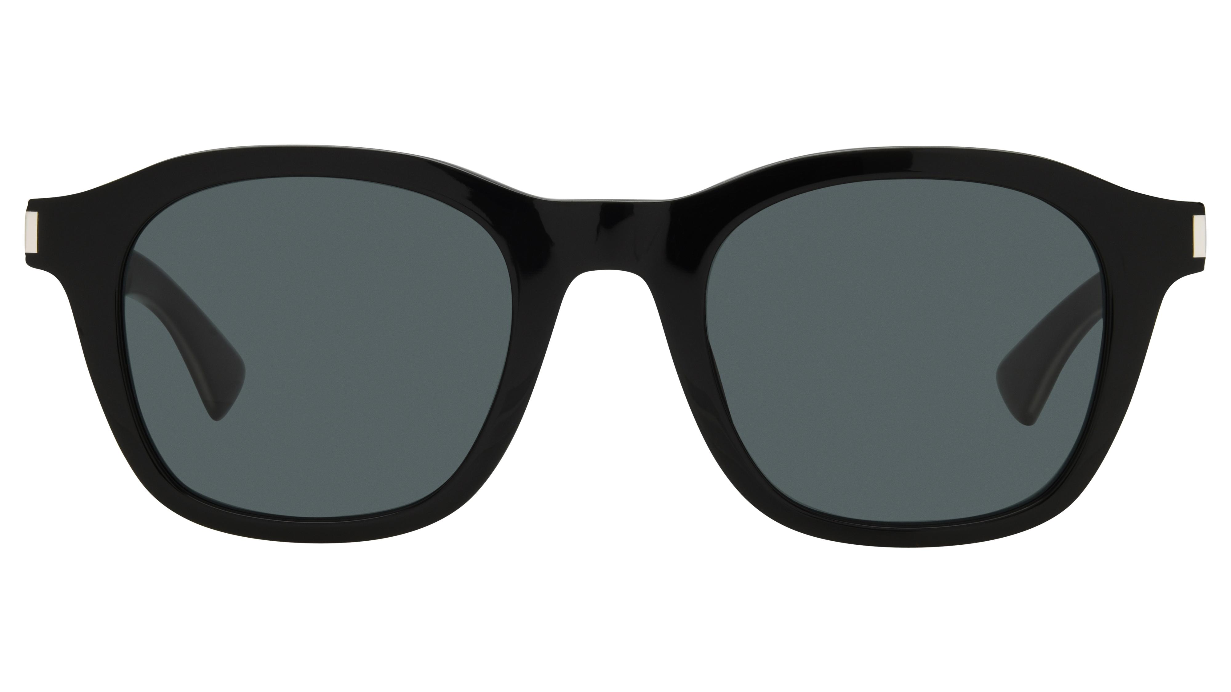 Lunettes de soleil Saint Laurent Mixte Noir Ronde sl Face