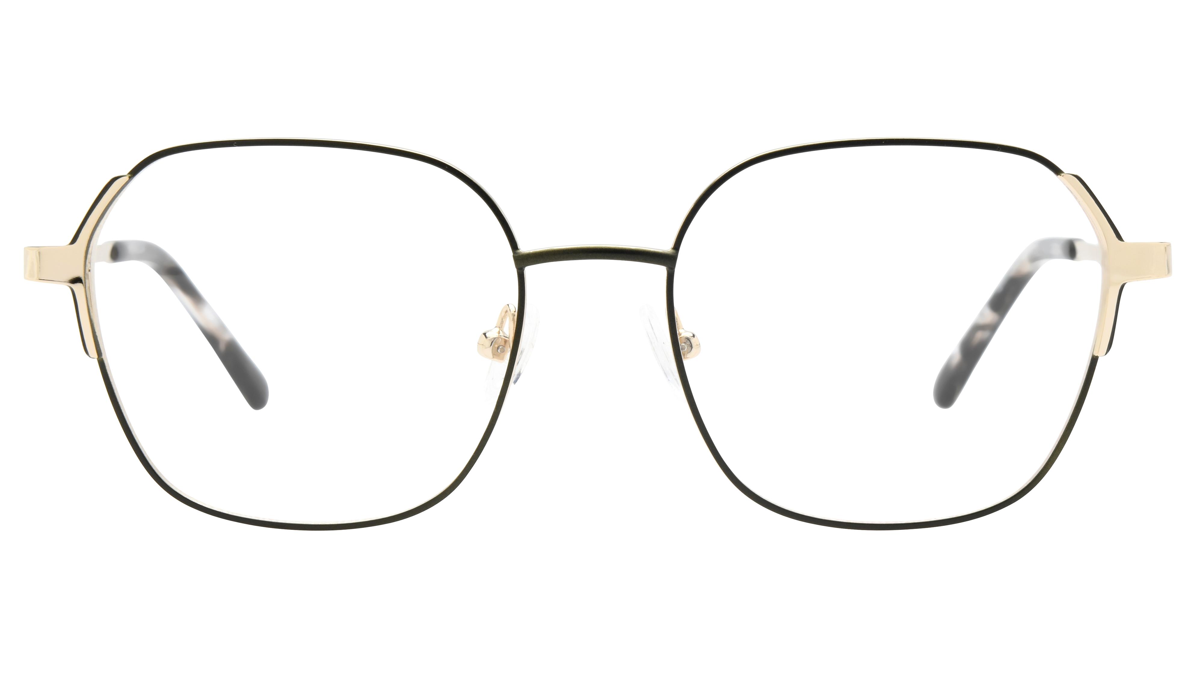 Lunettes de vue Baïa Femme Vert Carré Baa2408 Face