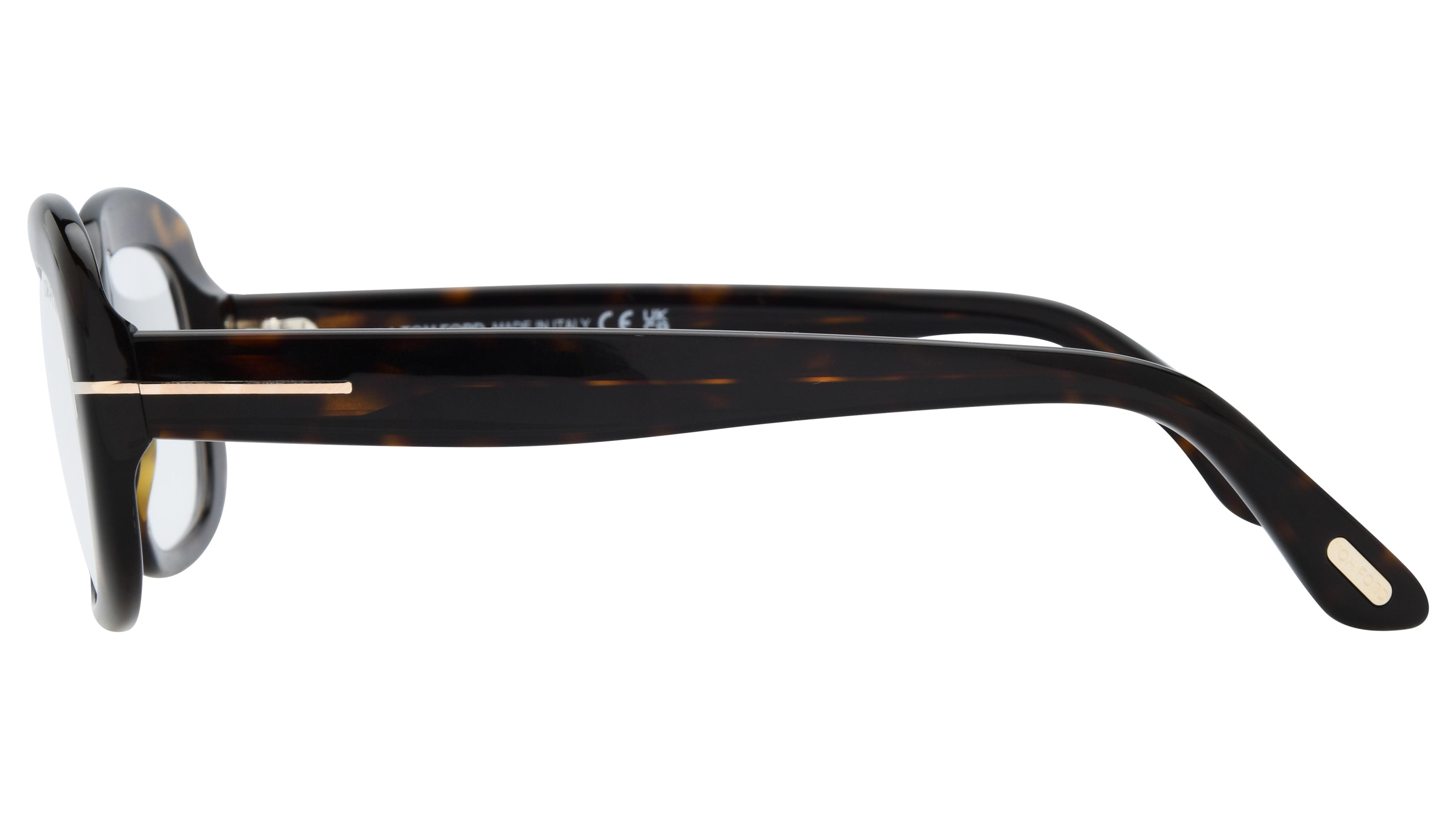 Lunettes de vue Tom Ford Femme Écaille Rectangle ft6174-b Gauche