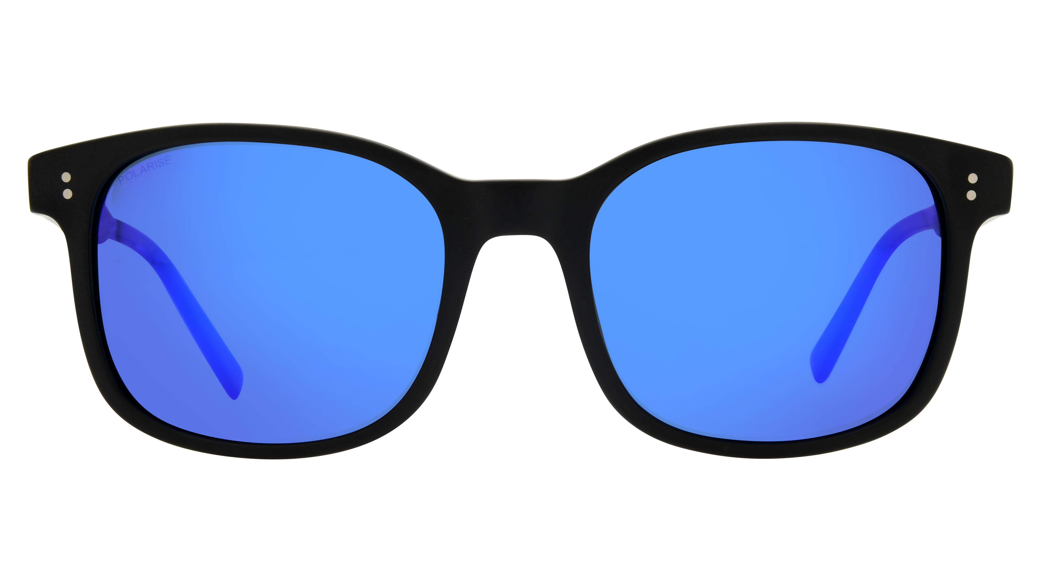 Lunettes de soleil Signature Krys Homme Noir Rectangle Ske2541-E Face