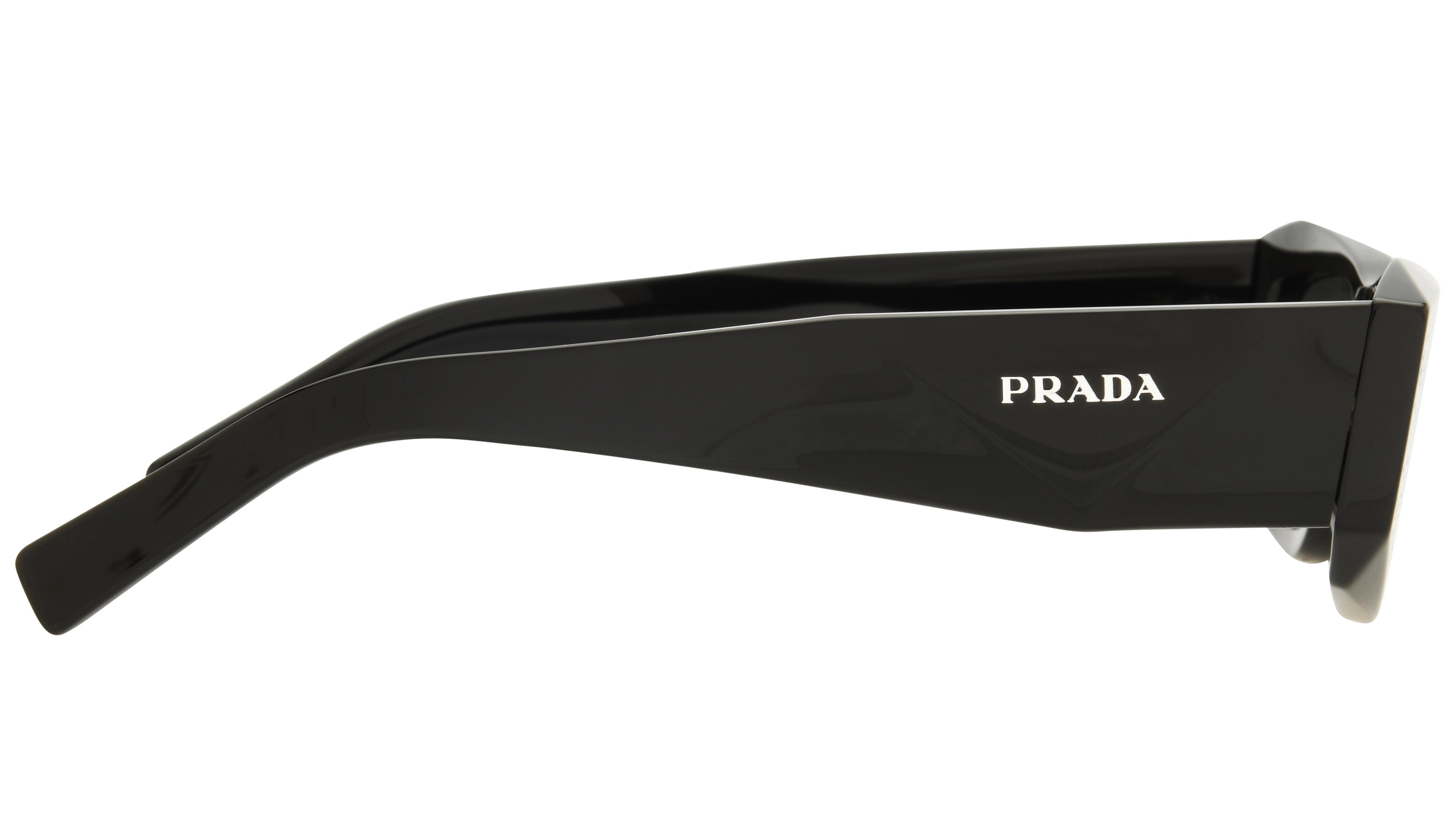 Lunettes de soleil Prada Homme Noir Papillon PRB19S Droite