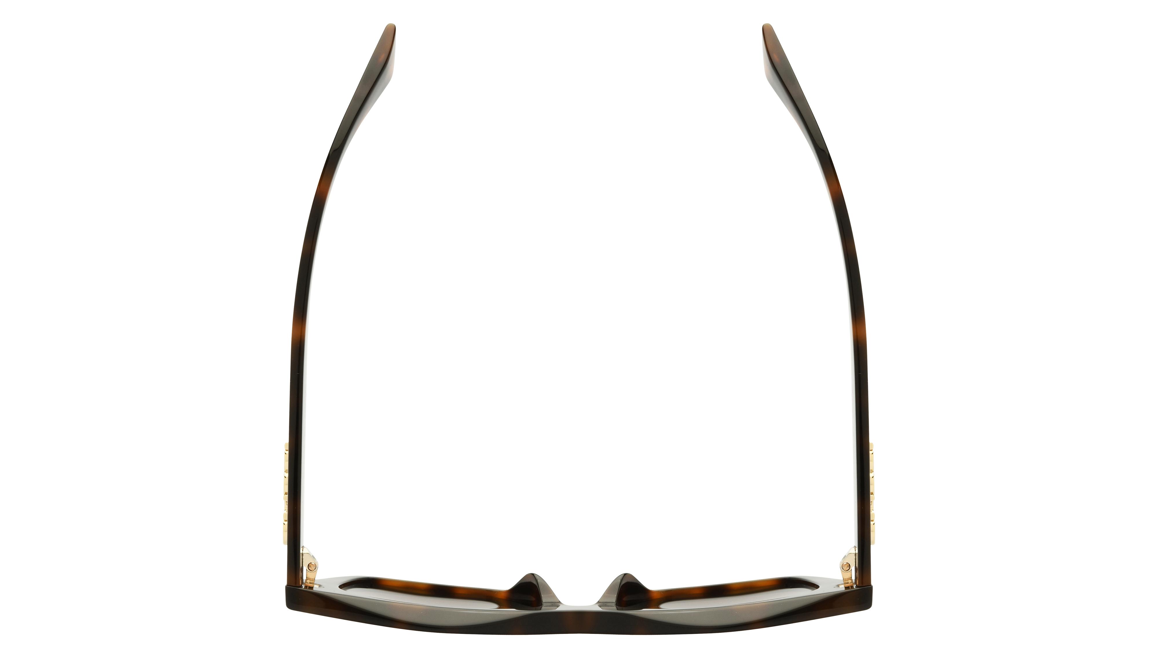 Lunettes de soleil Gucci Femme Bleu Rectangle gg1835sa Dessus