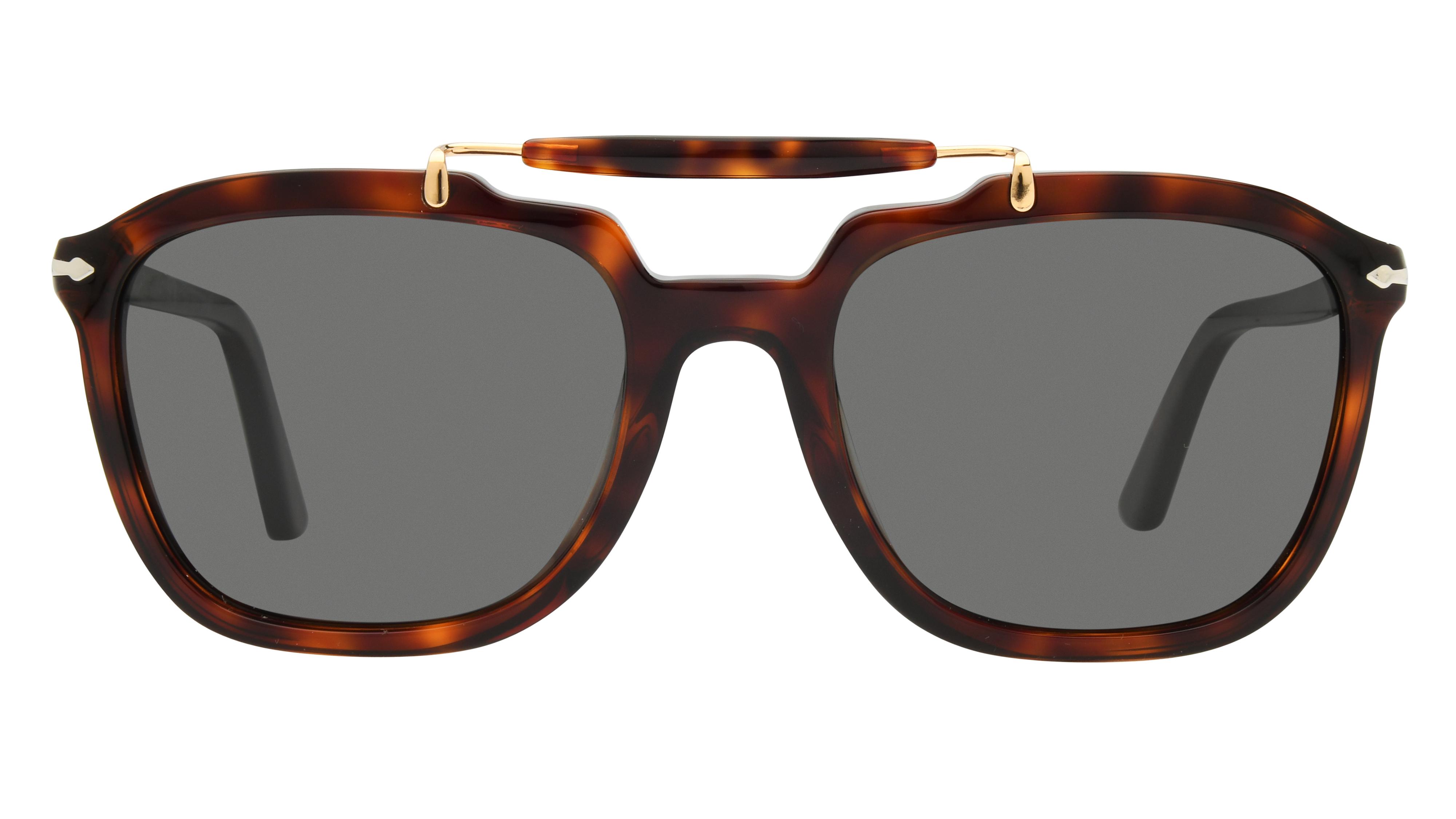 Lunettes de soleil Persol Mixte Écaille Carré PO0203S Face