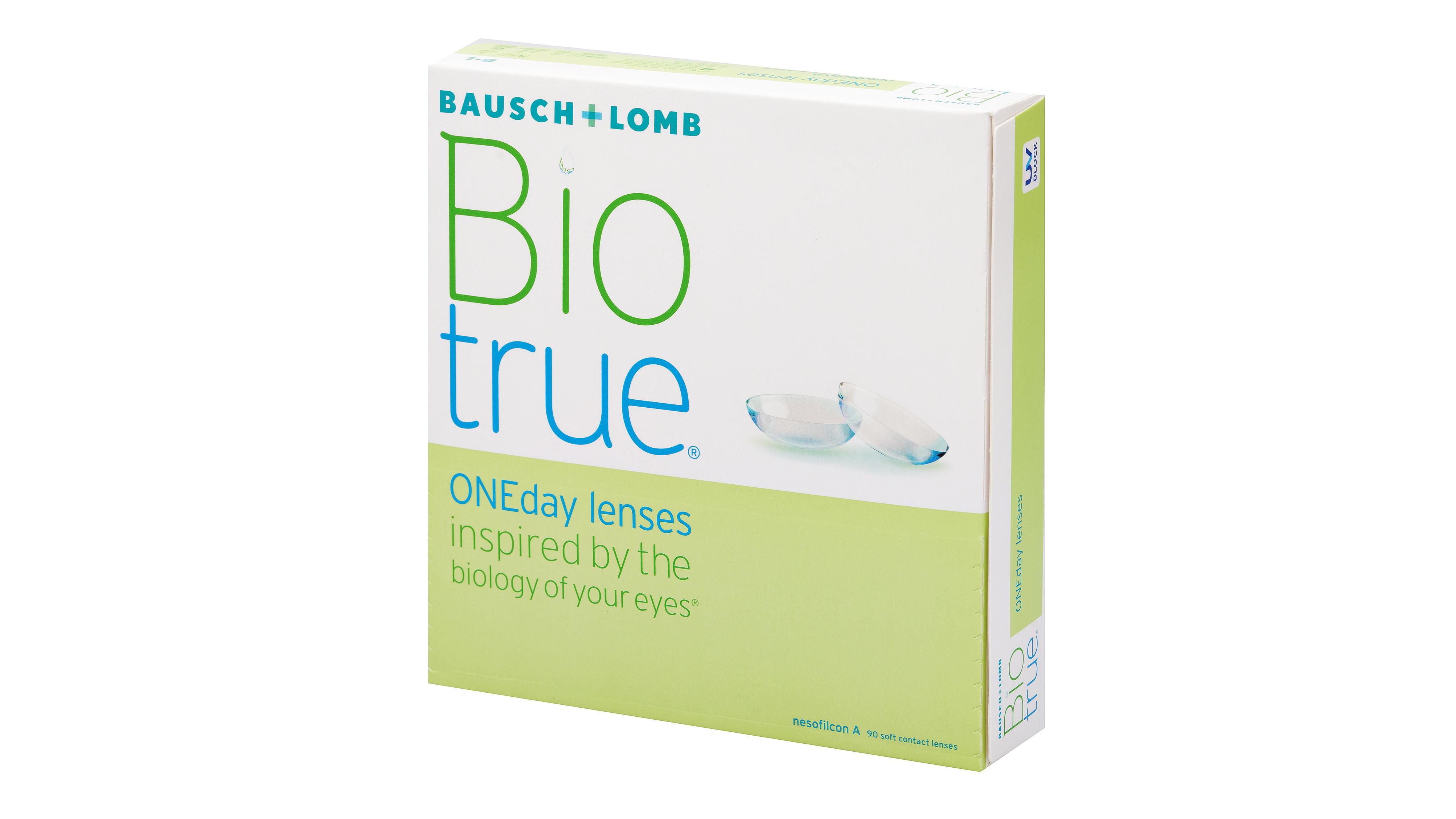 Lentilles de contact Biotrue One Day Boite de 90