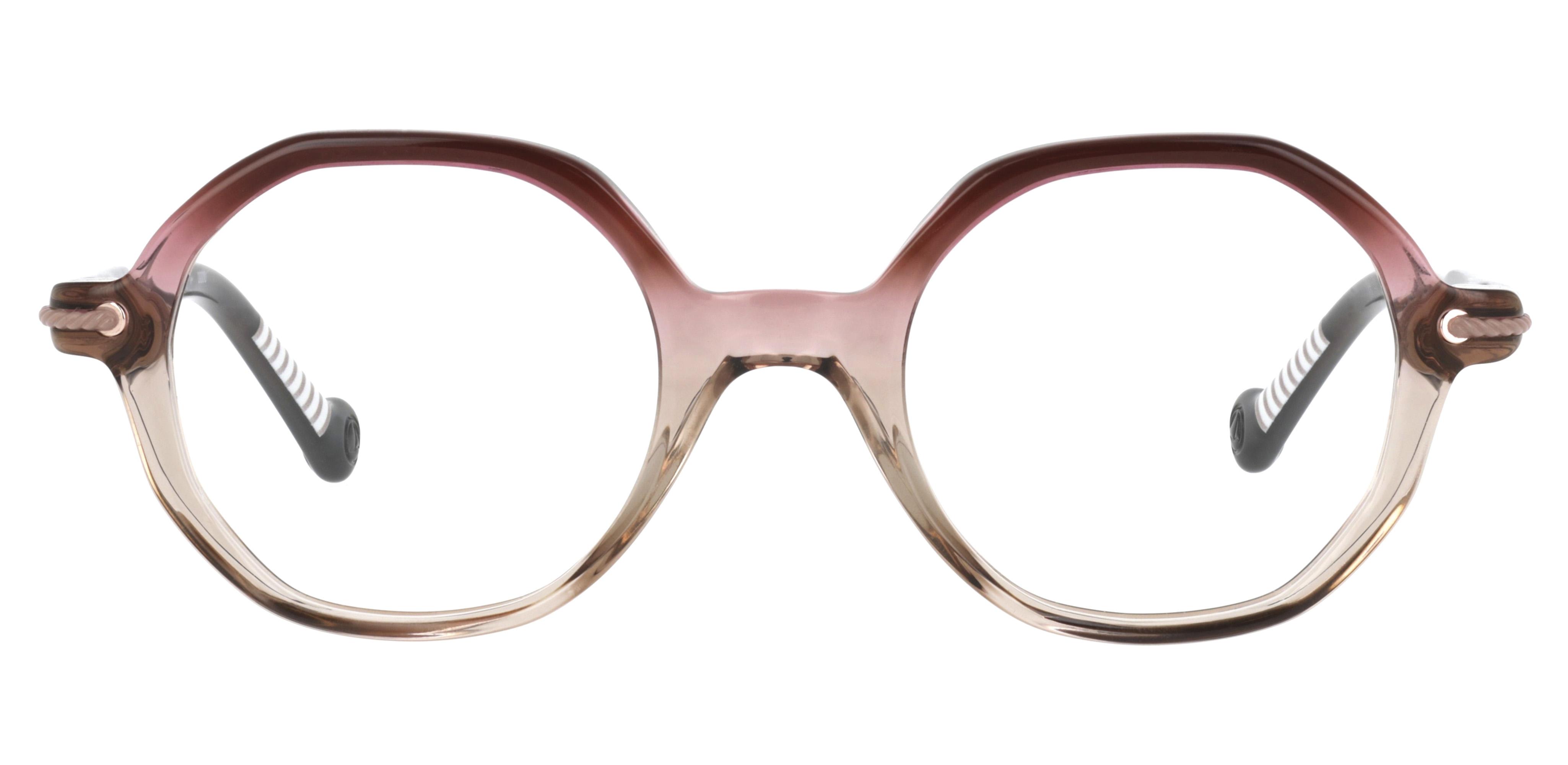 Lunettes de vue Petit Bateau Enfant Rouge Arrondie Ouessant Face