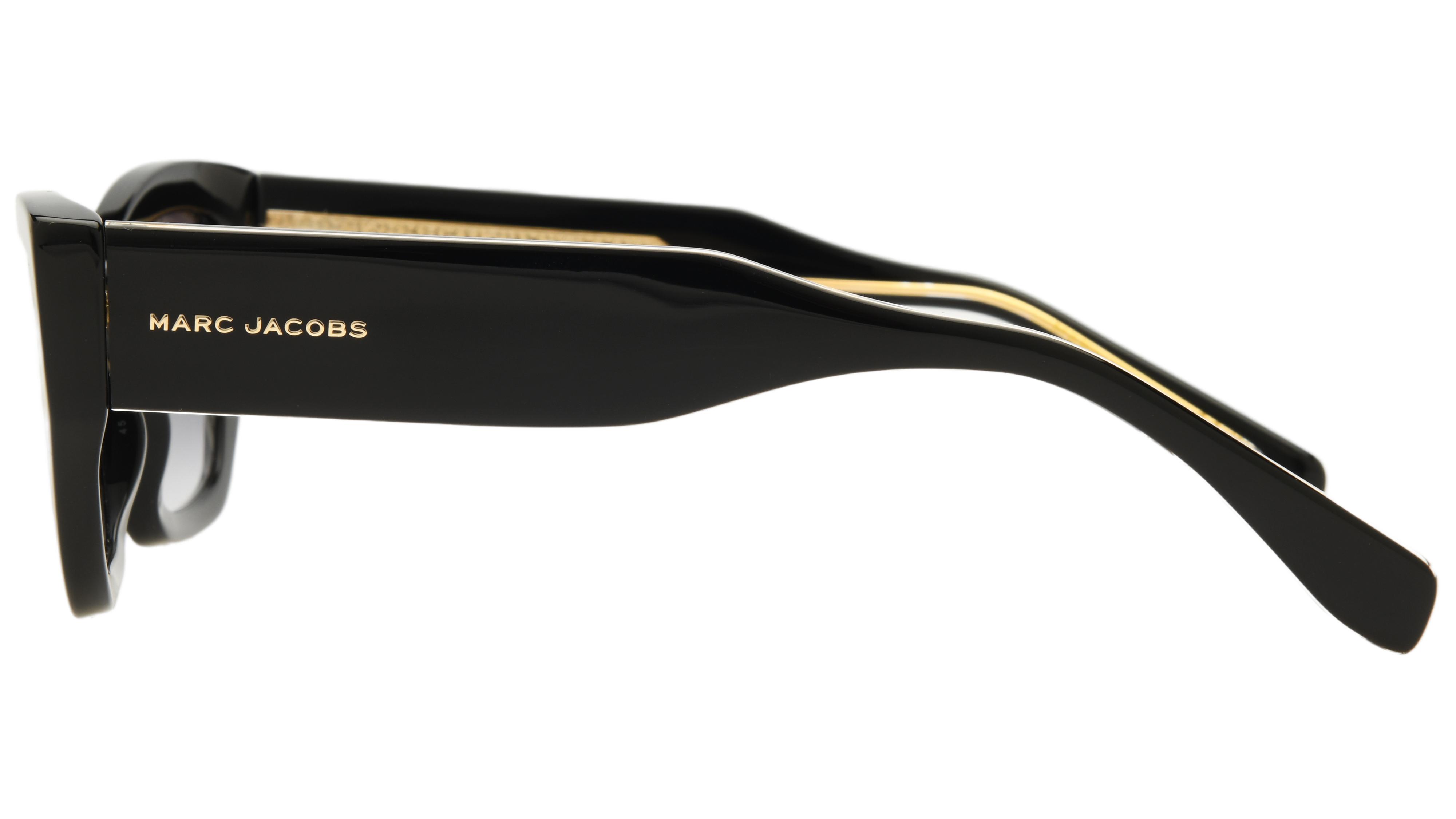 Lunettes de soleil Marc Jacobs Femme Noir Rectangle Mj1117/S Gauche