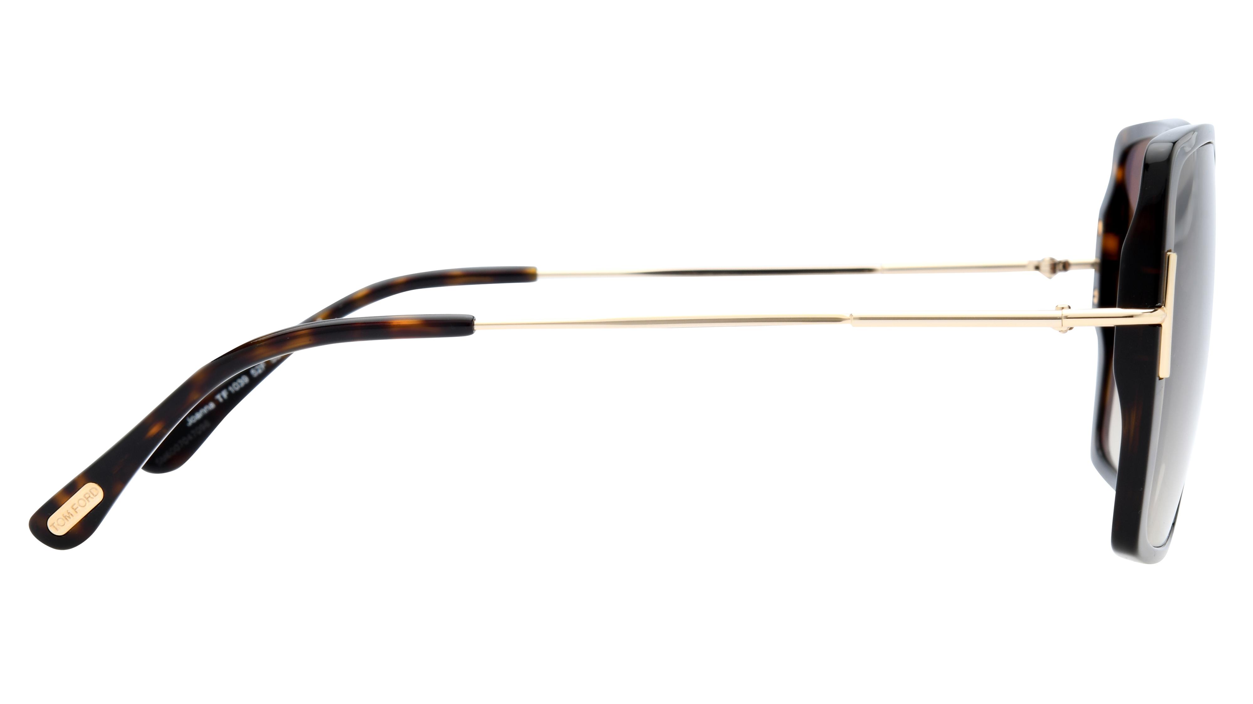 Lunettes de soleil Tom Ford Femme Écaille Papillon Ft1039 Droite