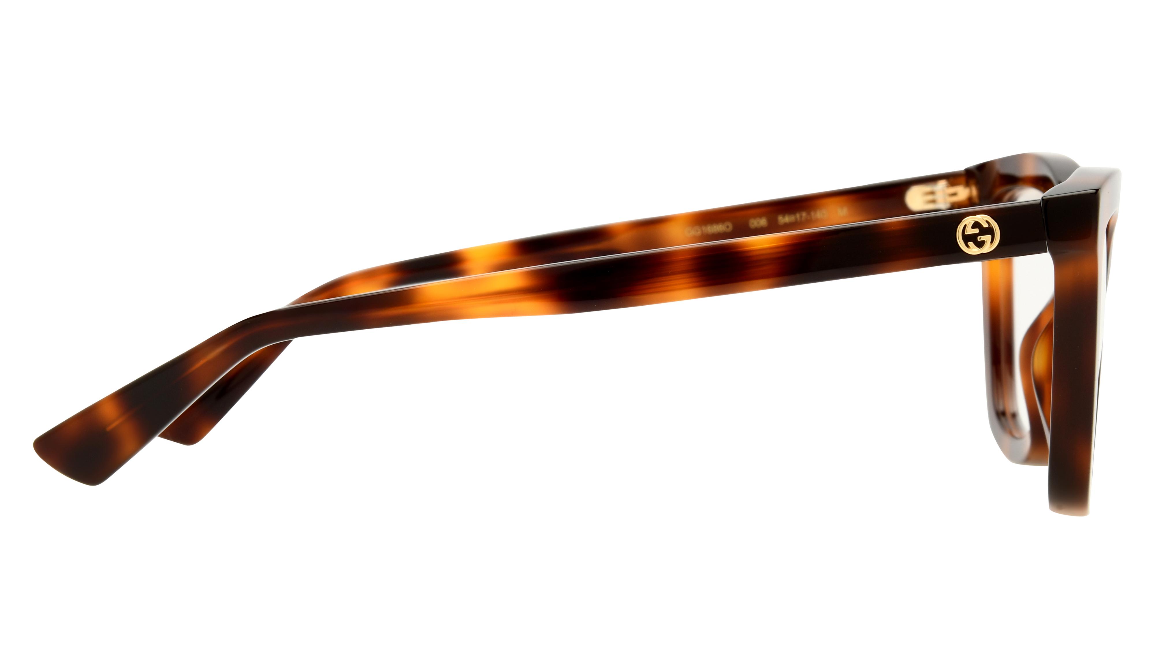 Lunettes de vue Gucci Femme Écaille Papillon Gg1686O Droite
