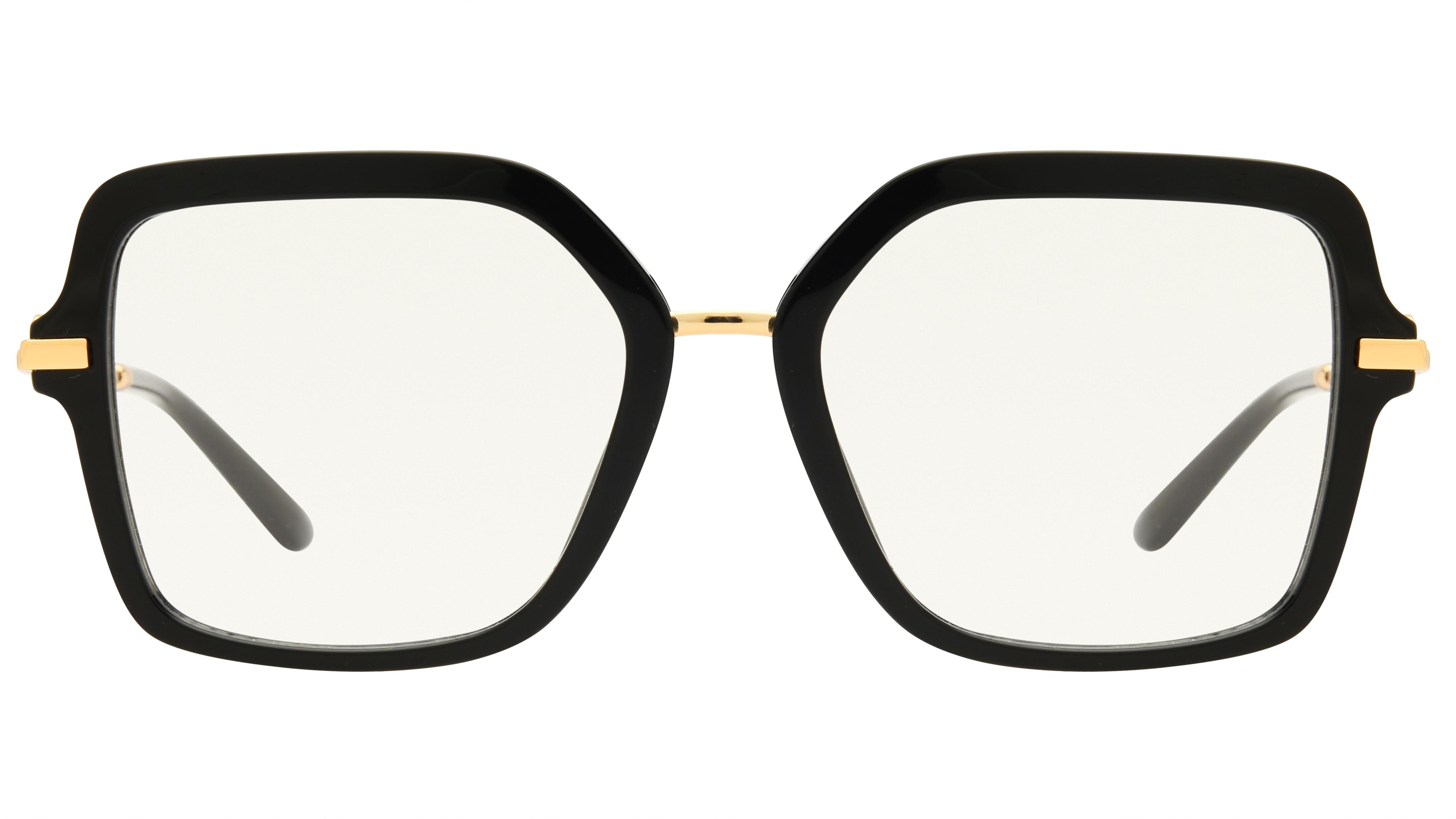 Lunettes de vue Dolce&Gabbana Femme Noir Carré DG3396 Face