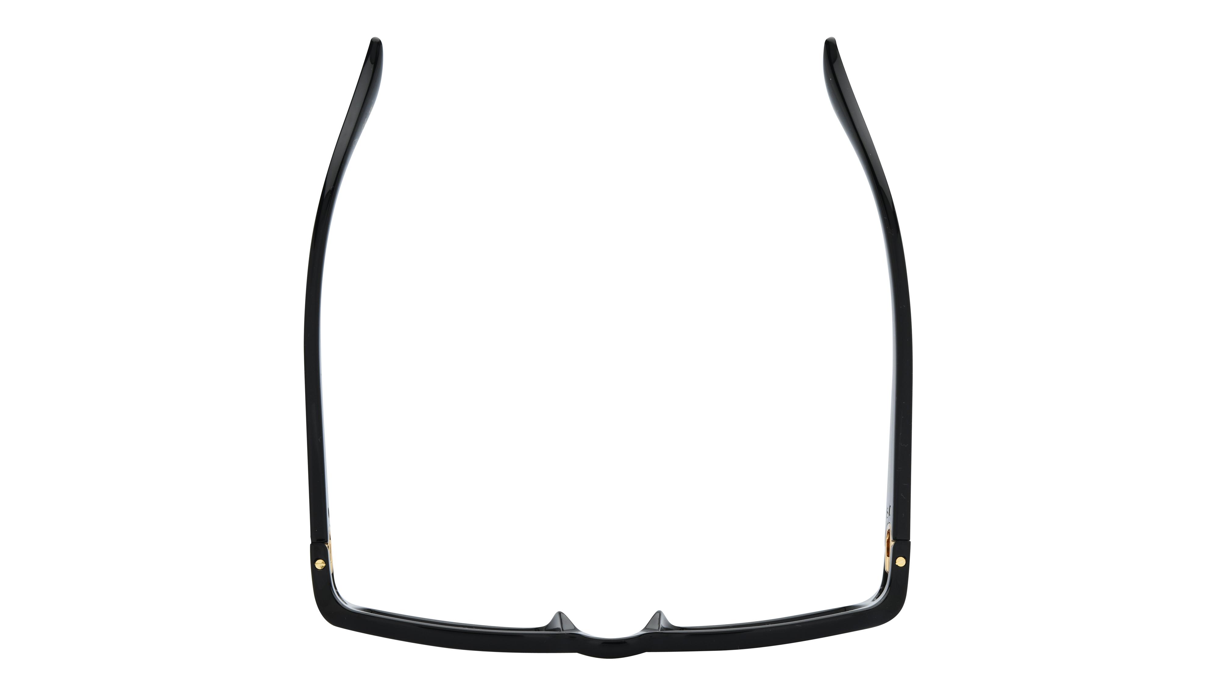 Lunettes de soleil Valentino Femme Noir Rectangle Vg0016S Dessus