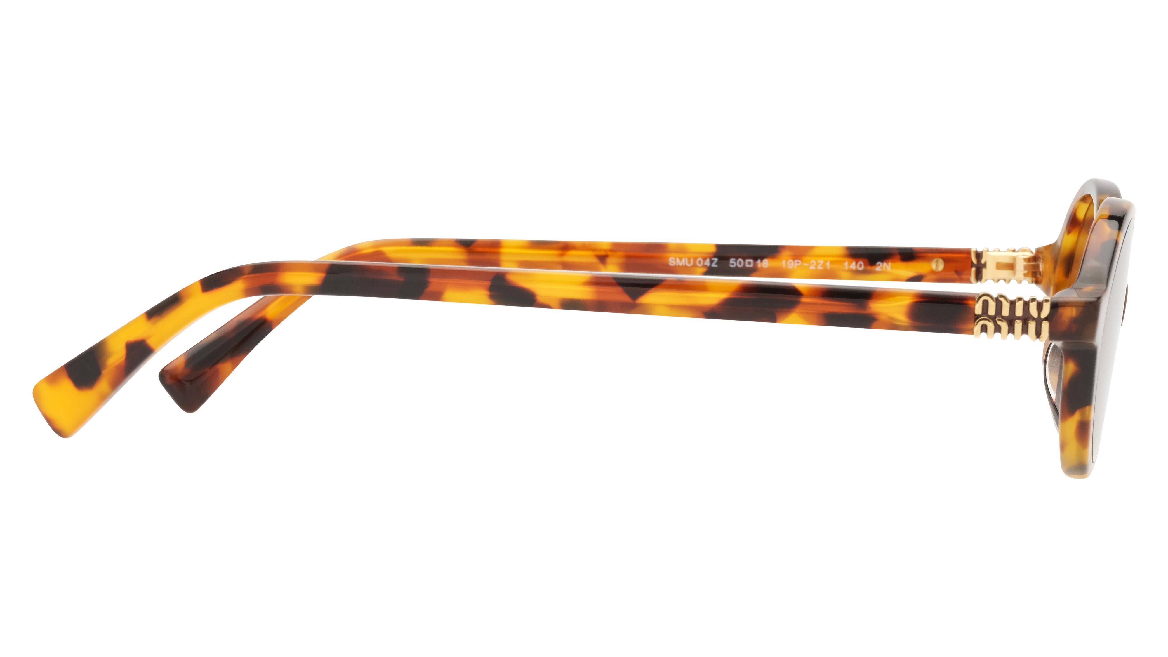 Lunettes de soleil Miu Miu Femme Écaille Ovale Mu Droite