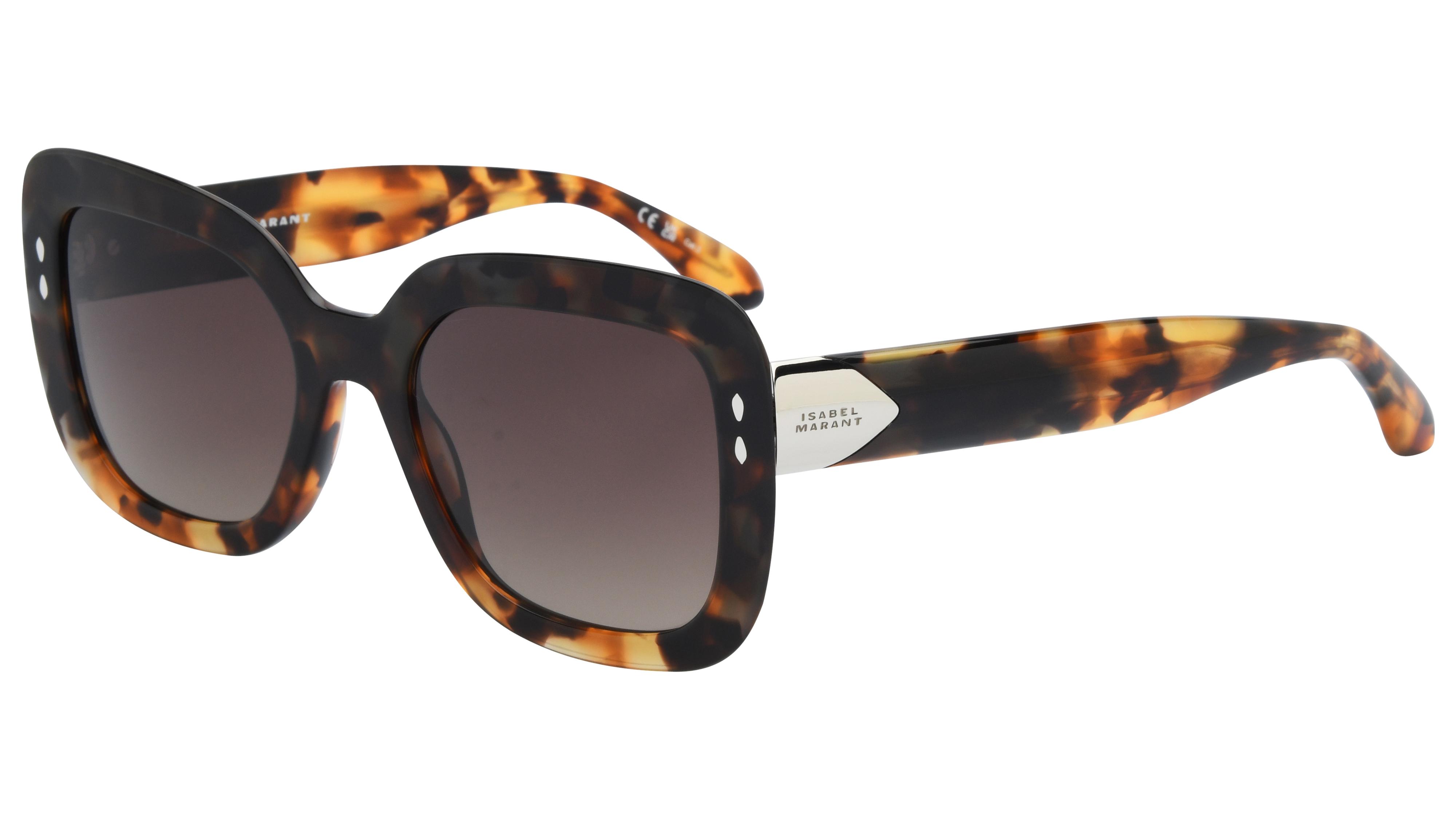 Lunettes de soleil Isabel Marant Femme Écaille Rectangle IM Trois-Quart