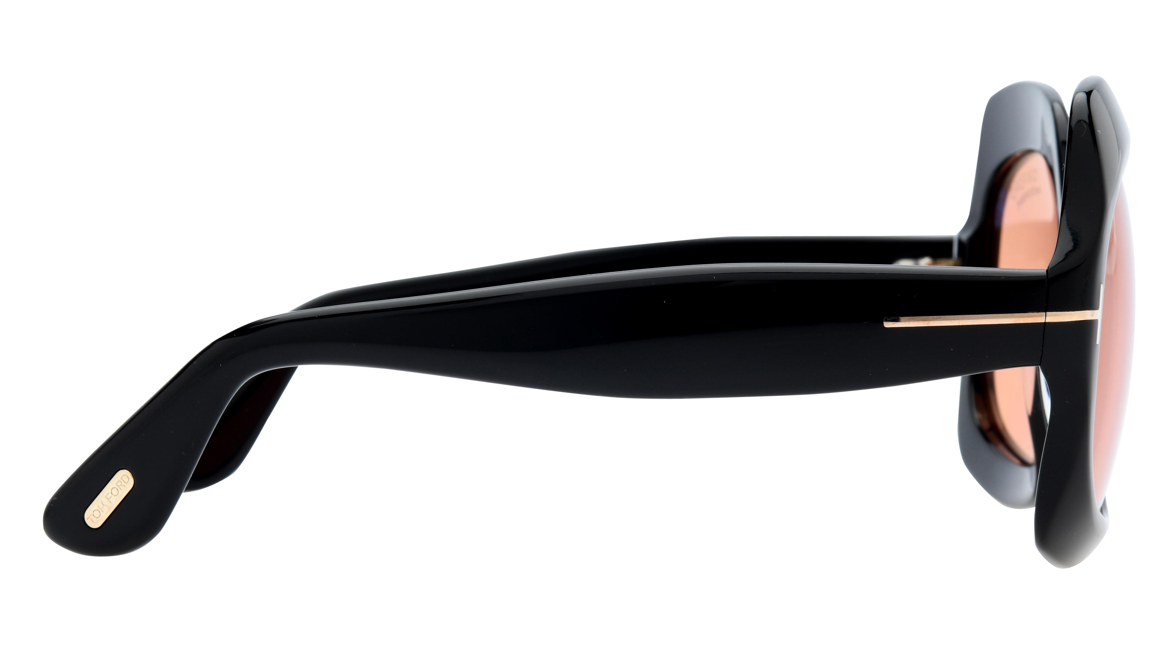 Lunettes de soleil Tom Ford Femme Noir Carré FT1155 Droite