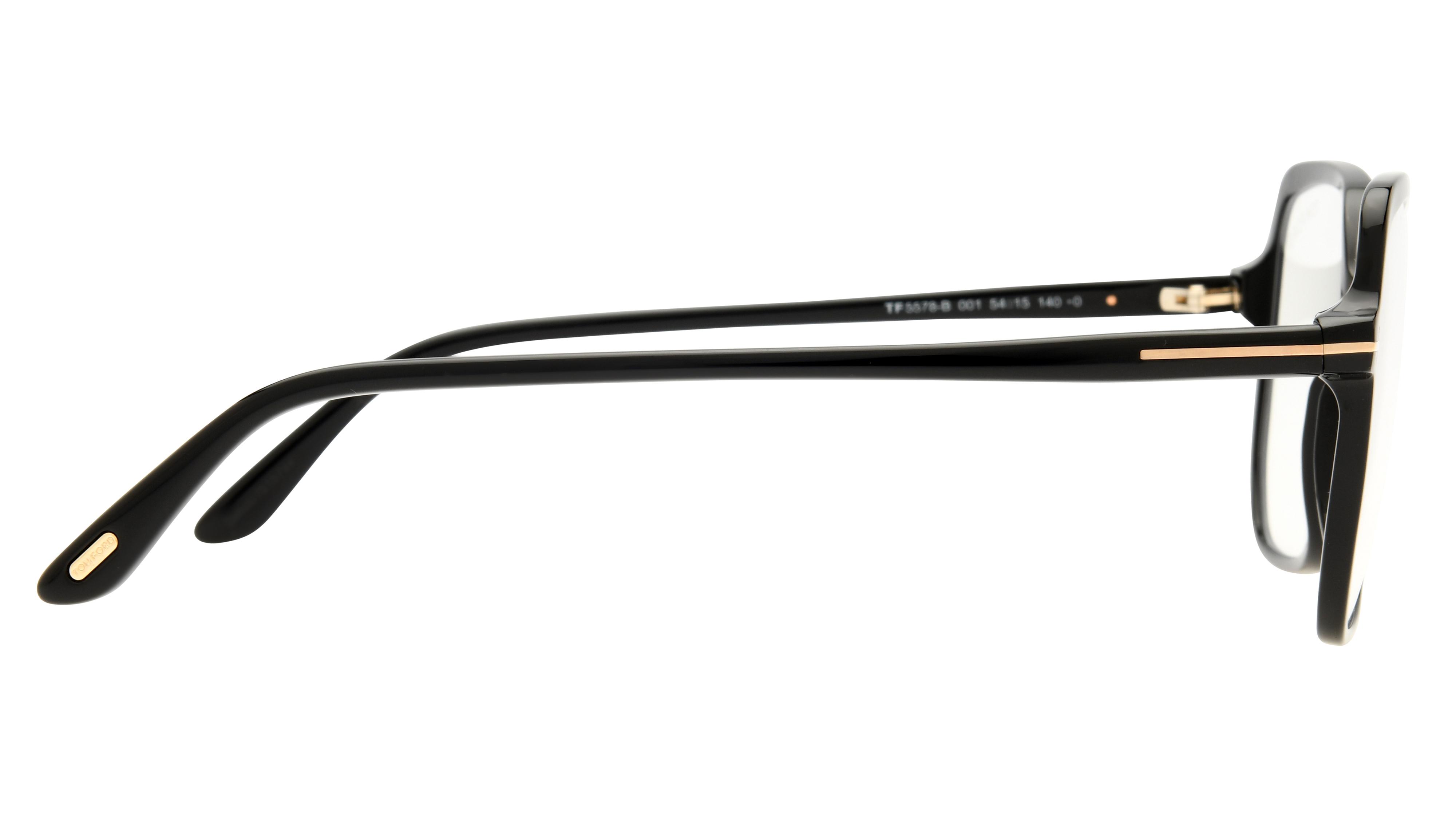 Lunettes de vue Tom Ford Femme Noir Carré Tf5578-B Droite