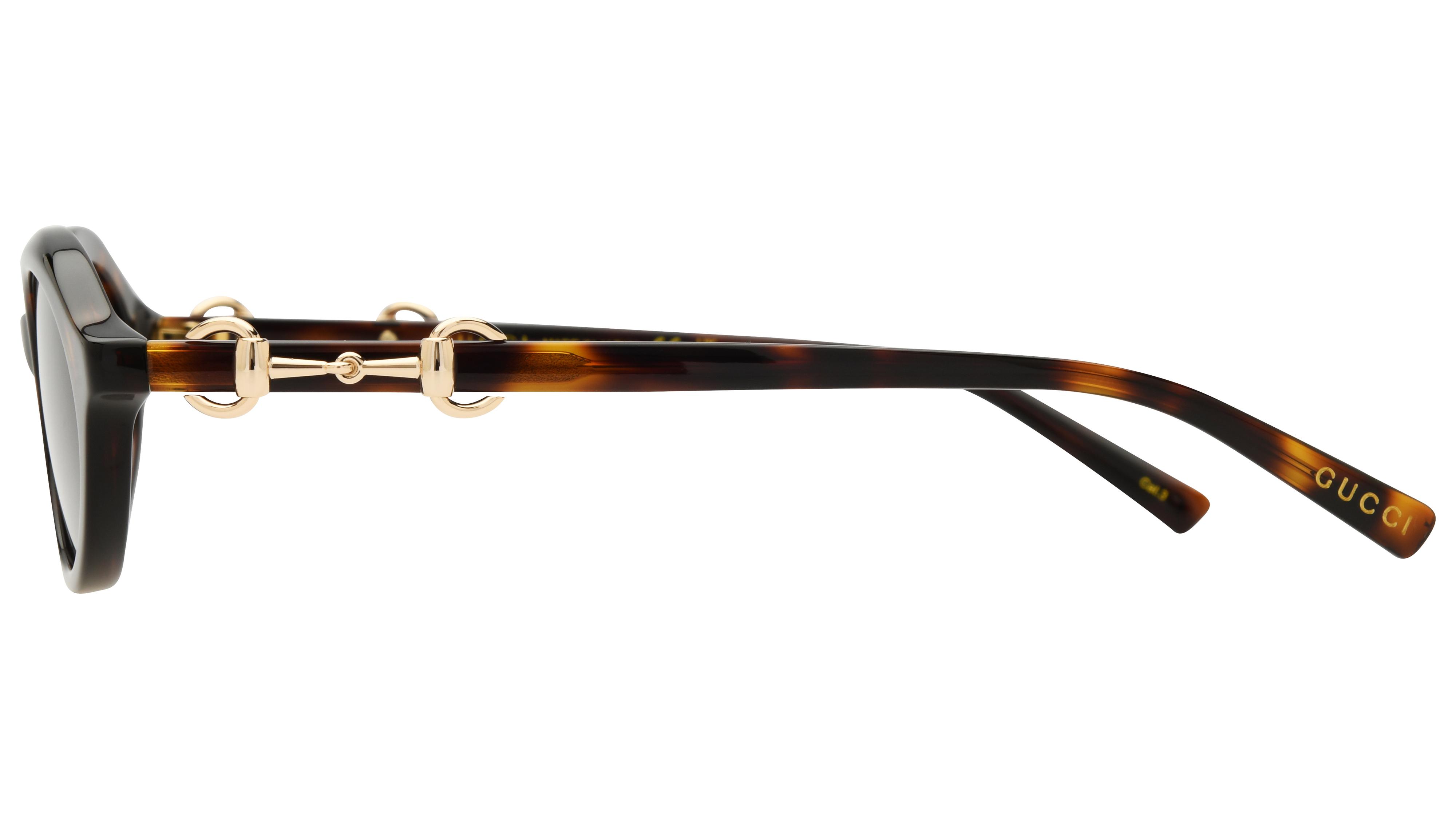 Lunettes de soleil Gucci Femme Écaille Ovale Gg2215S Gauche
