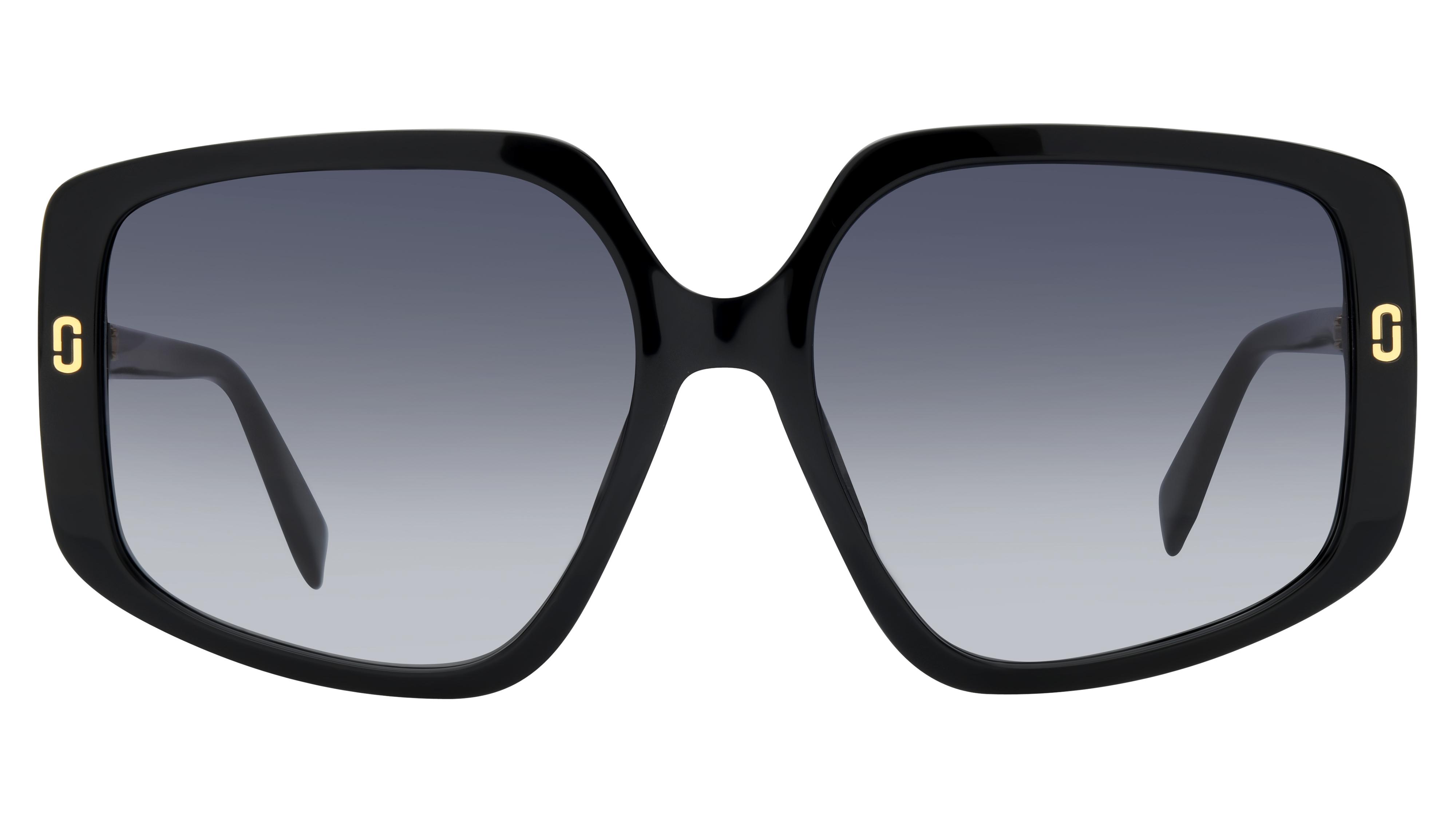 Lunettes de soleil Marc Jacobs Femme Noir Carré Mj1128/S Face