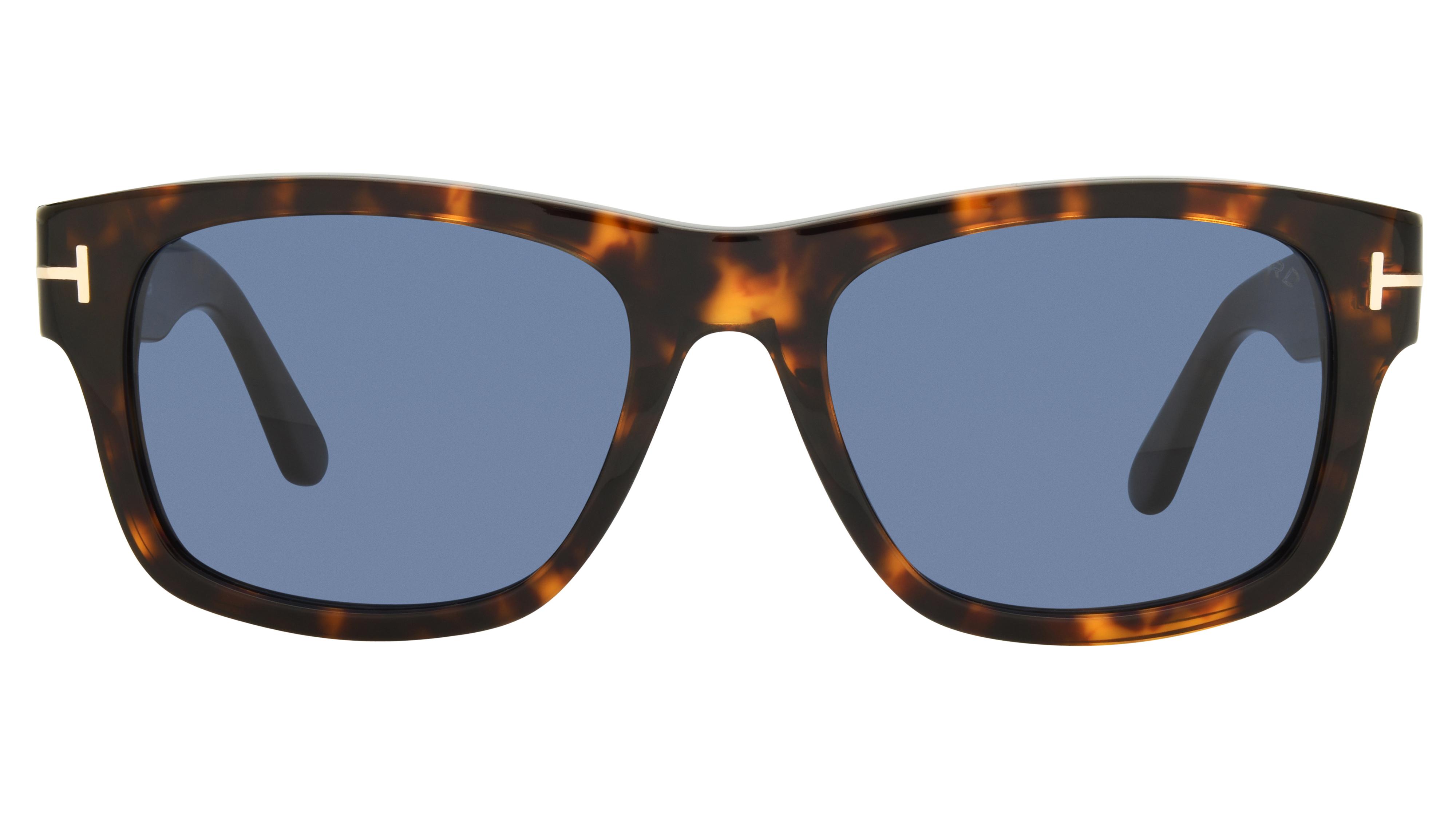 Lunettes de soleil Tom Ford Homme Écaille Rectangle FT1303 Face