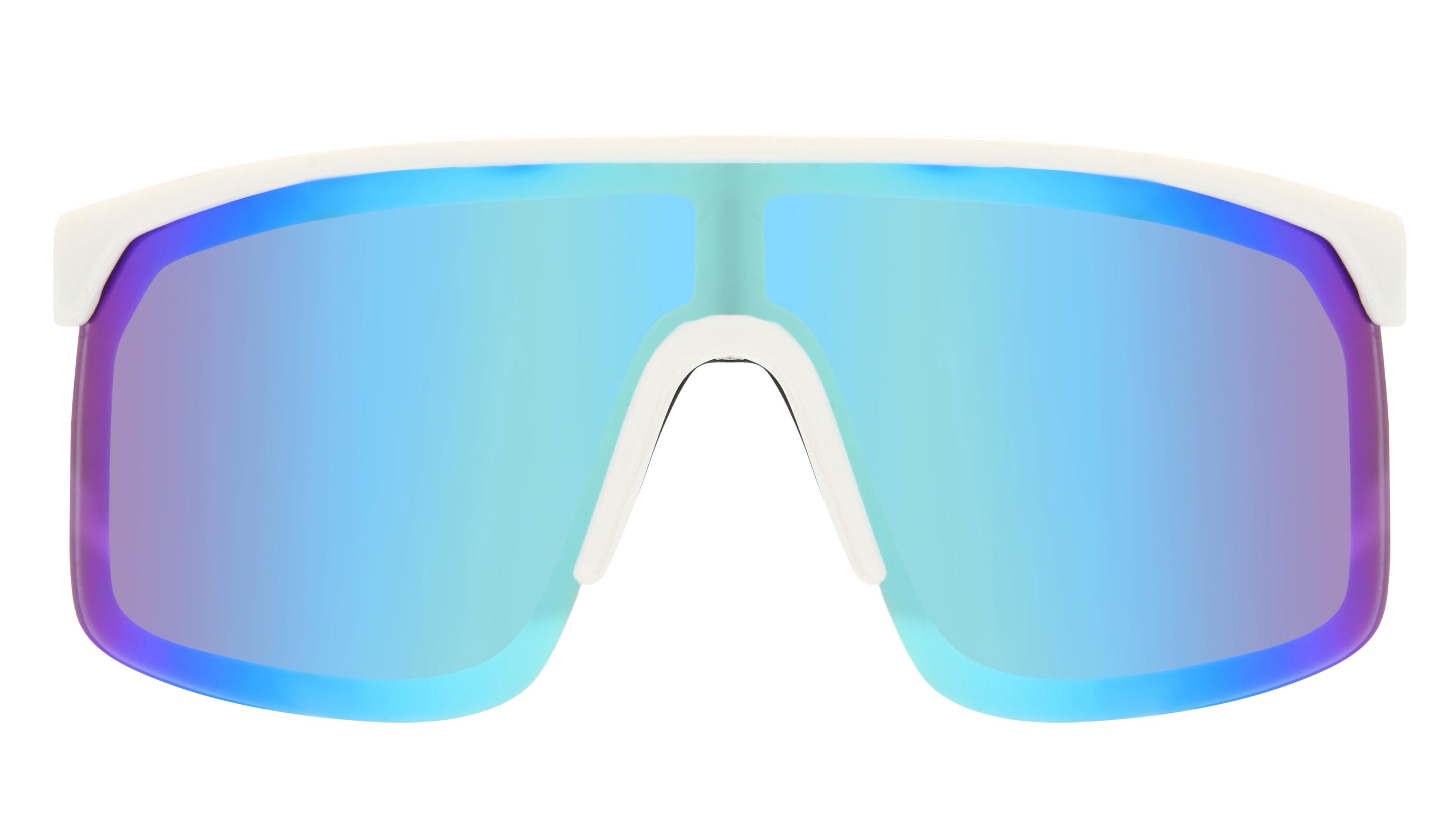 Lunettes de soleil Signature Krys Mixte Blanc Aviateur Tdf2025 Face