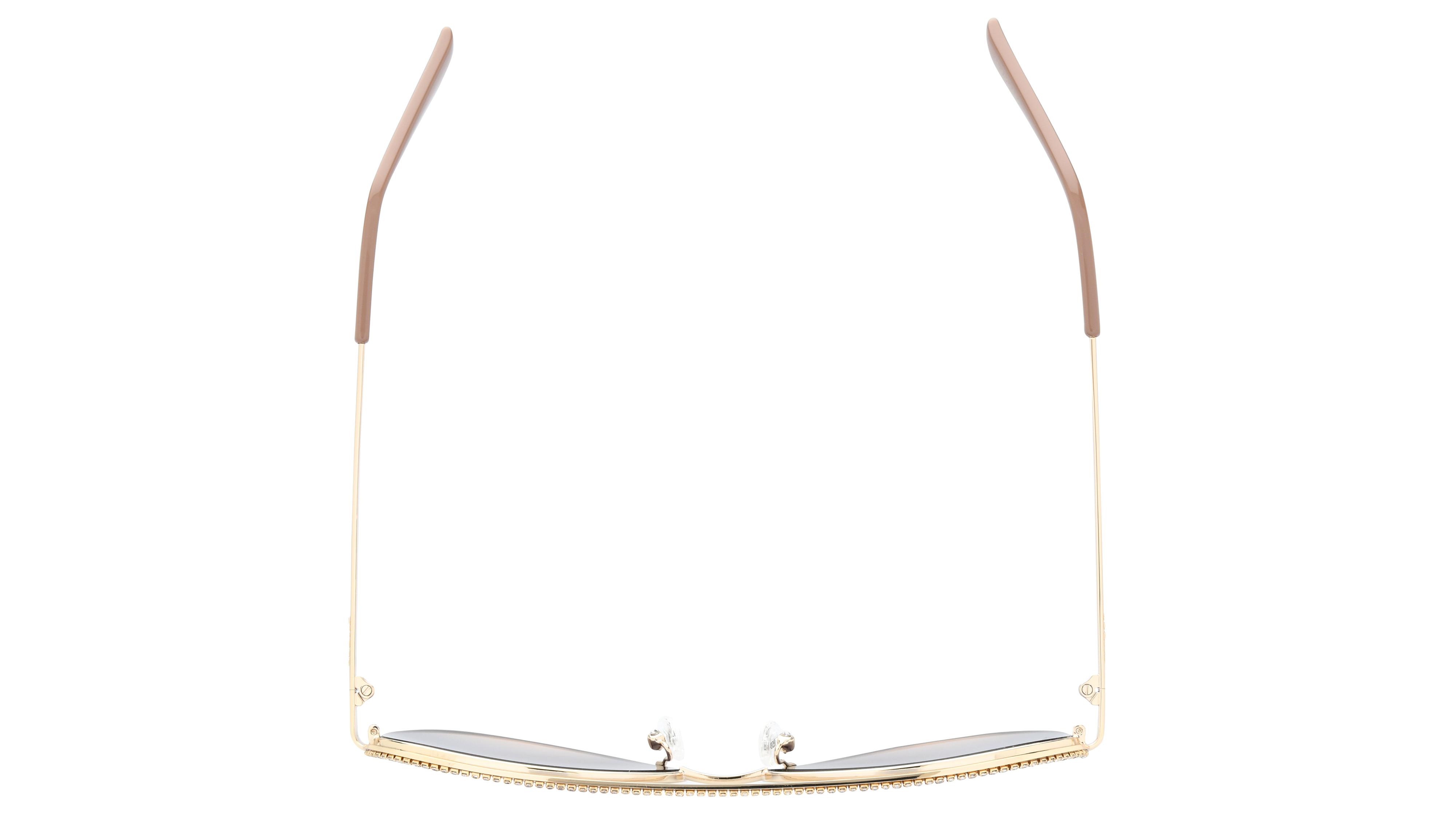 Lunettes de soleil Guess Femme Or Aviateur GU00271 Dessus