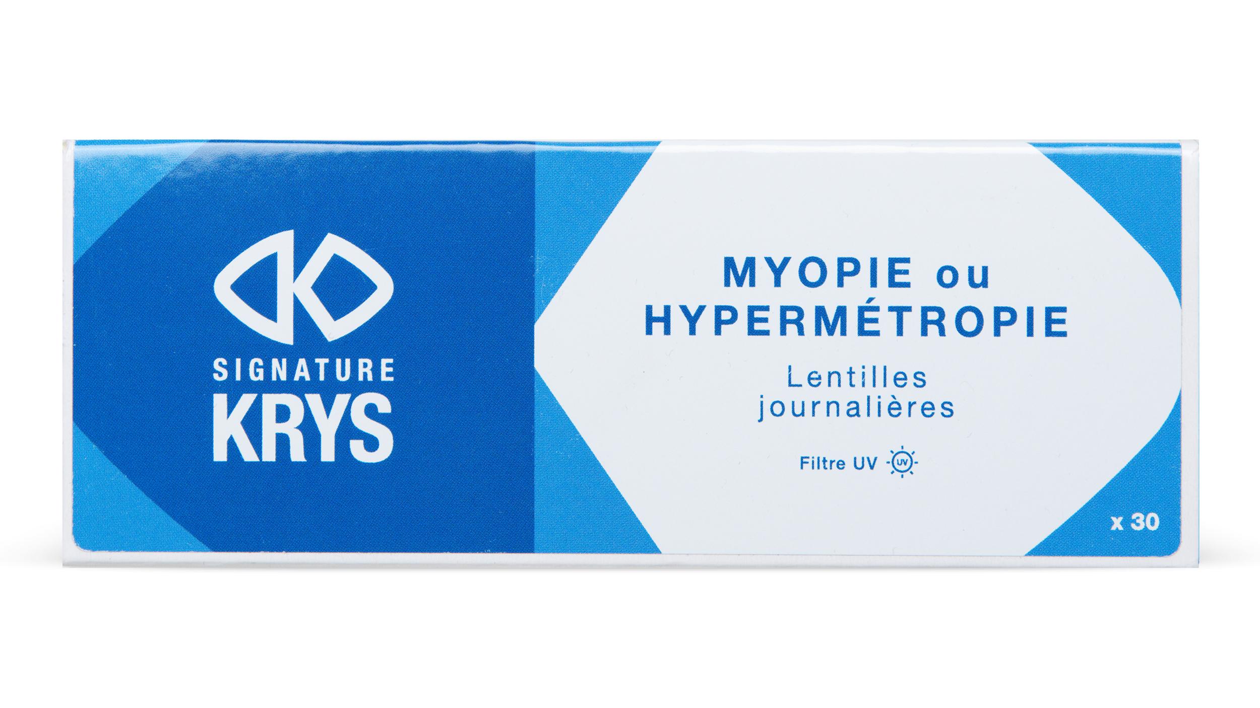 Lentilles de contact Signature Krys Journalières Boîte de 30