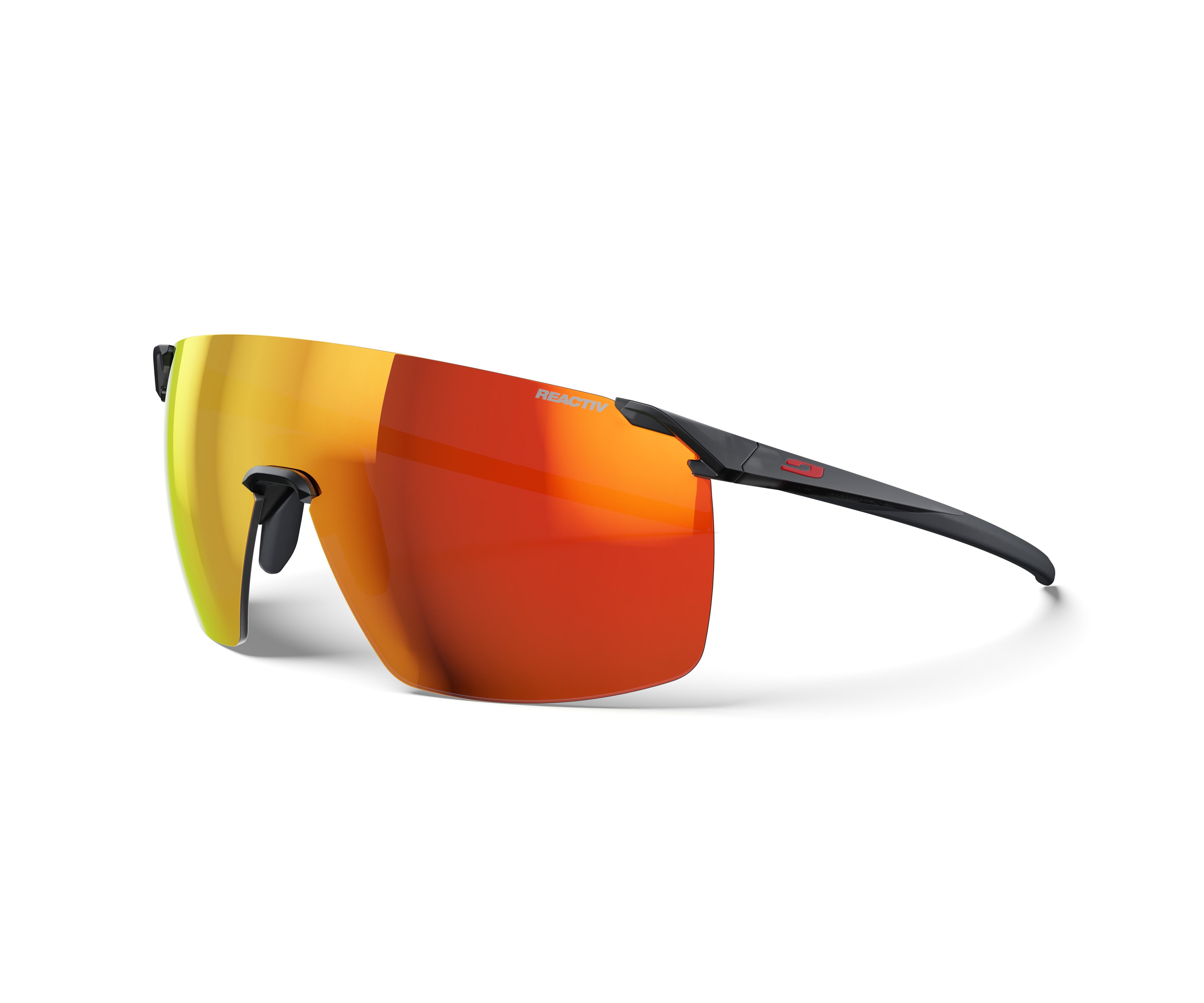 Lunettes de soleil Julbo Mixte Noir Sport Faster Droite