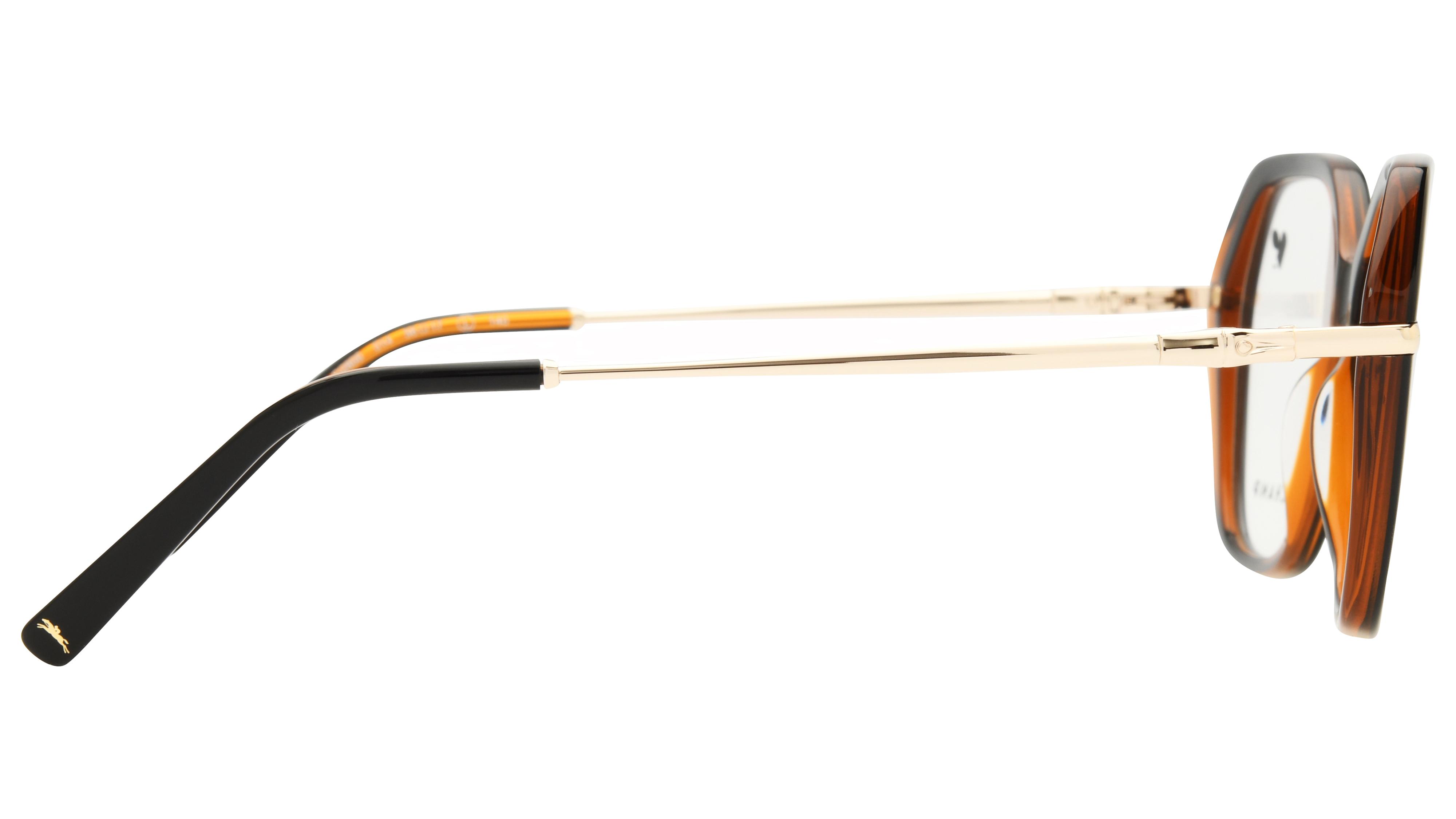 Lunettes de vue Longchamp Femme Noir Carré LO2800 Droite
