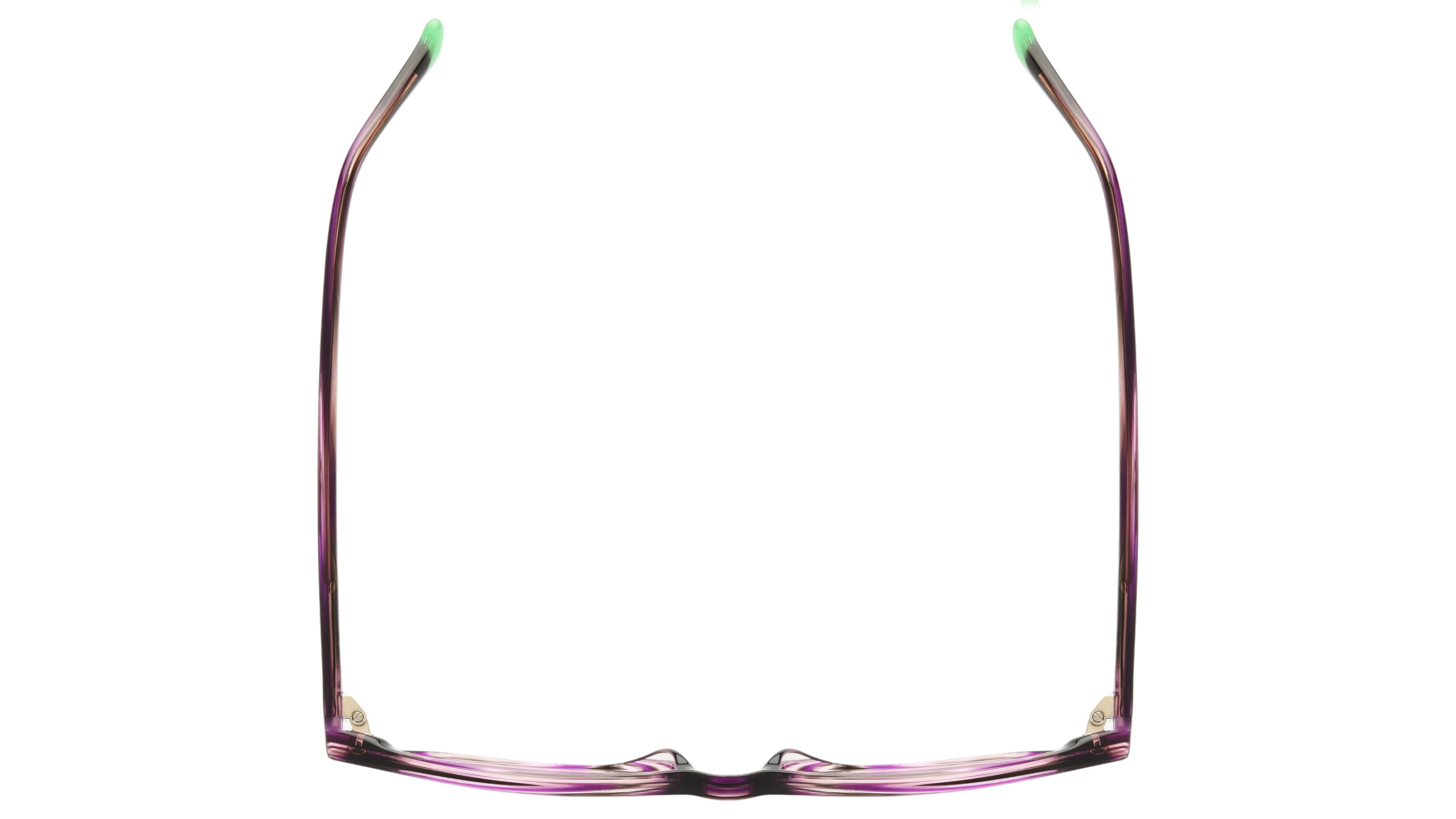 Lunettes de vue Signature Krys Femme Violet Rectangle Kis2502 Dessus