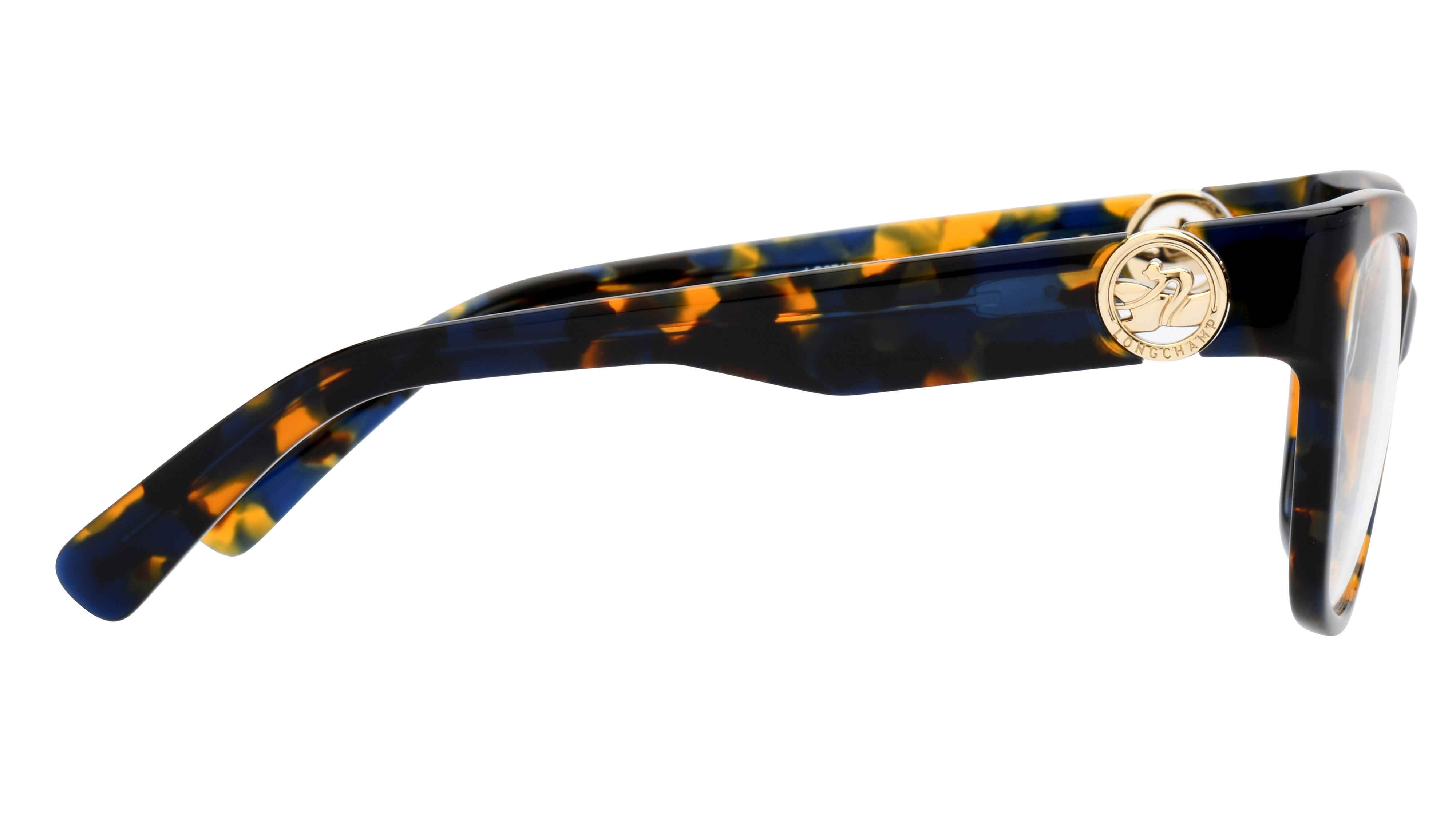 Lunettes de vue Longchamp Femme Bleu Rectangle Lo2712 Droite