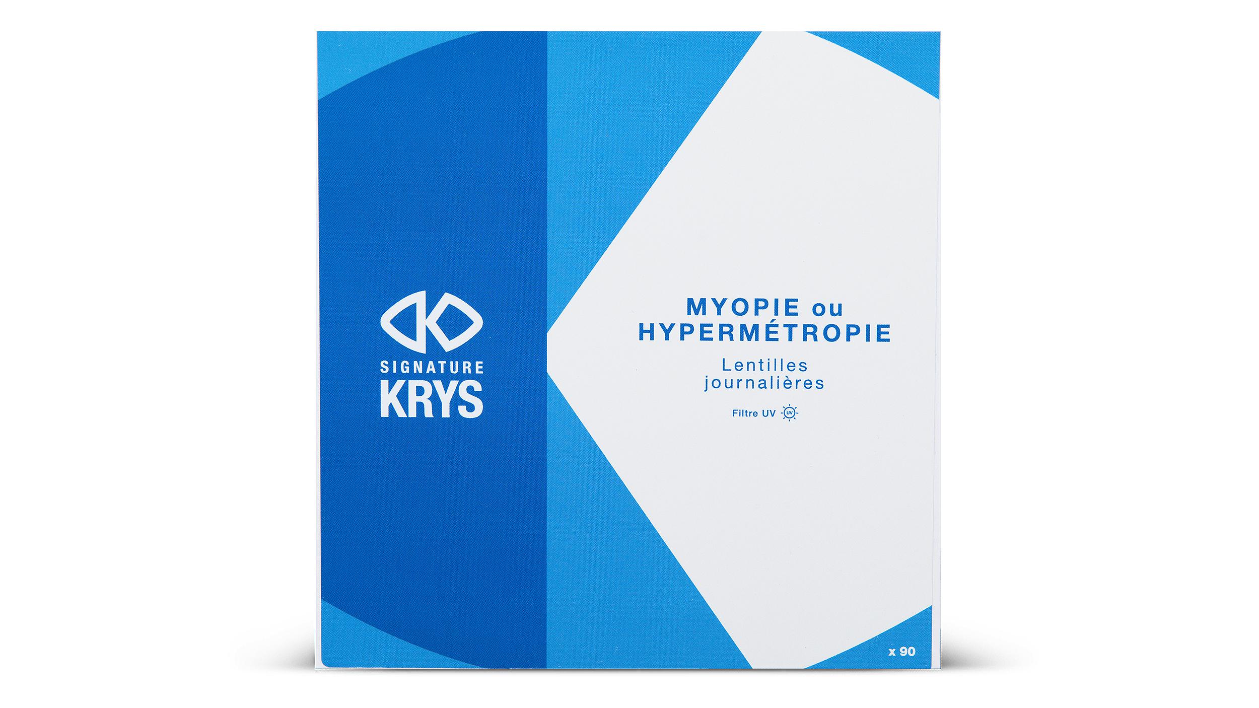 Lentilles de contact Signature Krys Journalières Boîte de 90