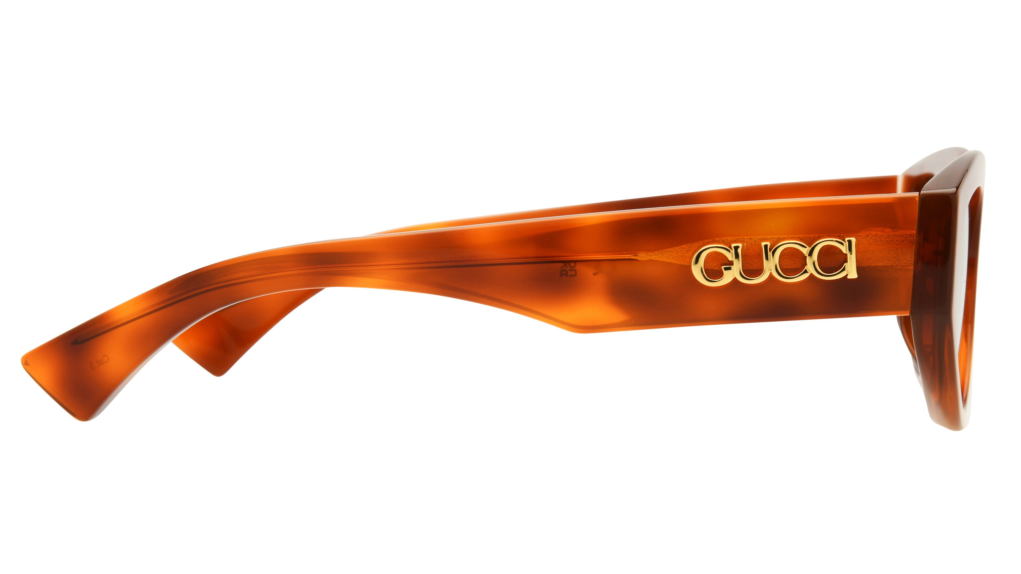Lunettes de soleil Gucci Femme Marron Papillon gg1845sa Droite
