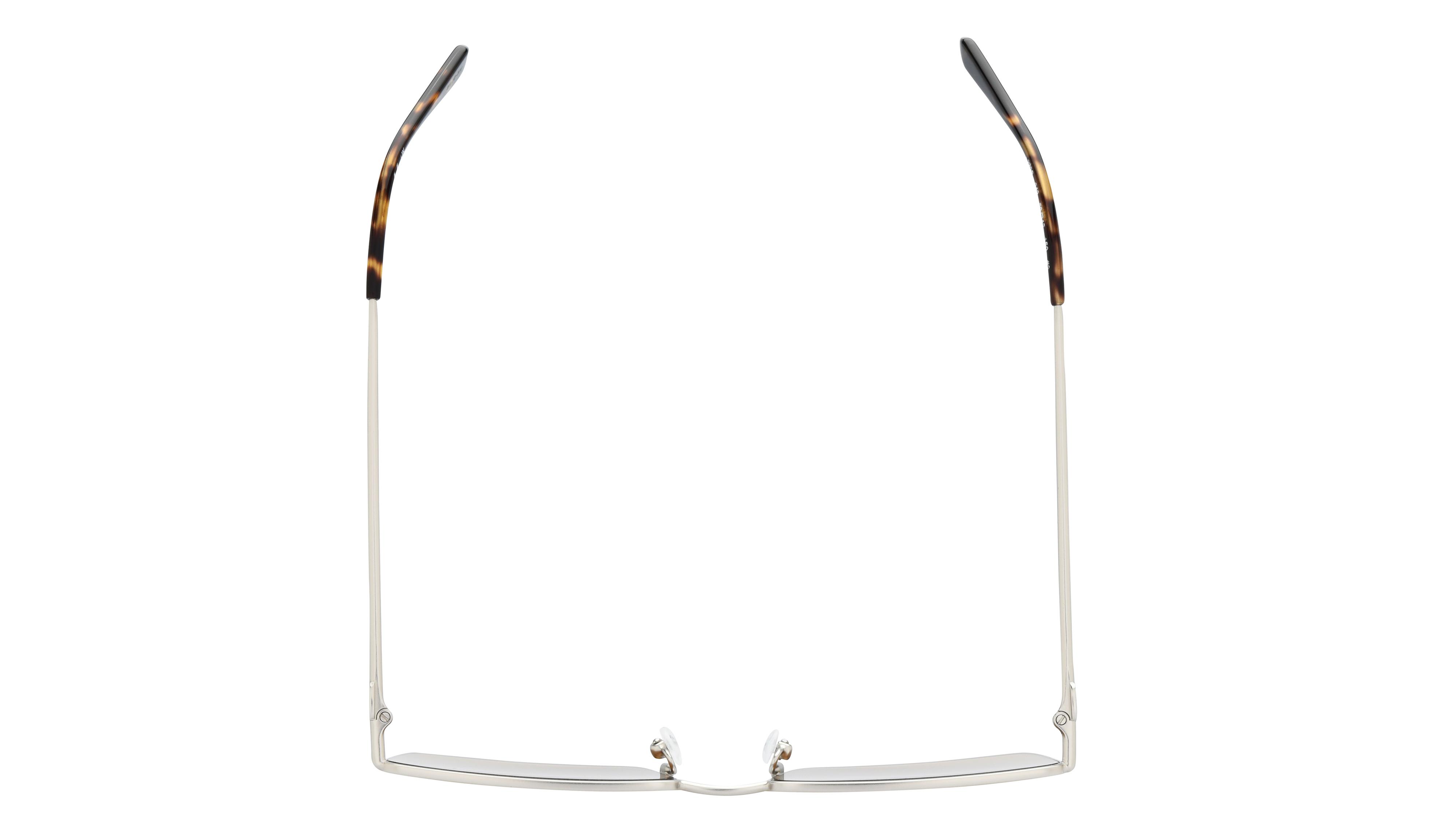 Lunettes de soleil Lacoste Homme Argent Rectangle L279S Dessus