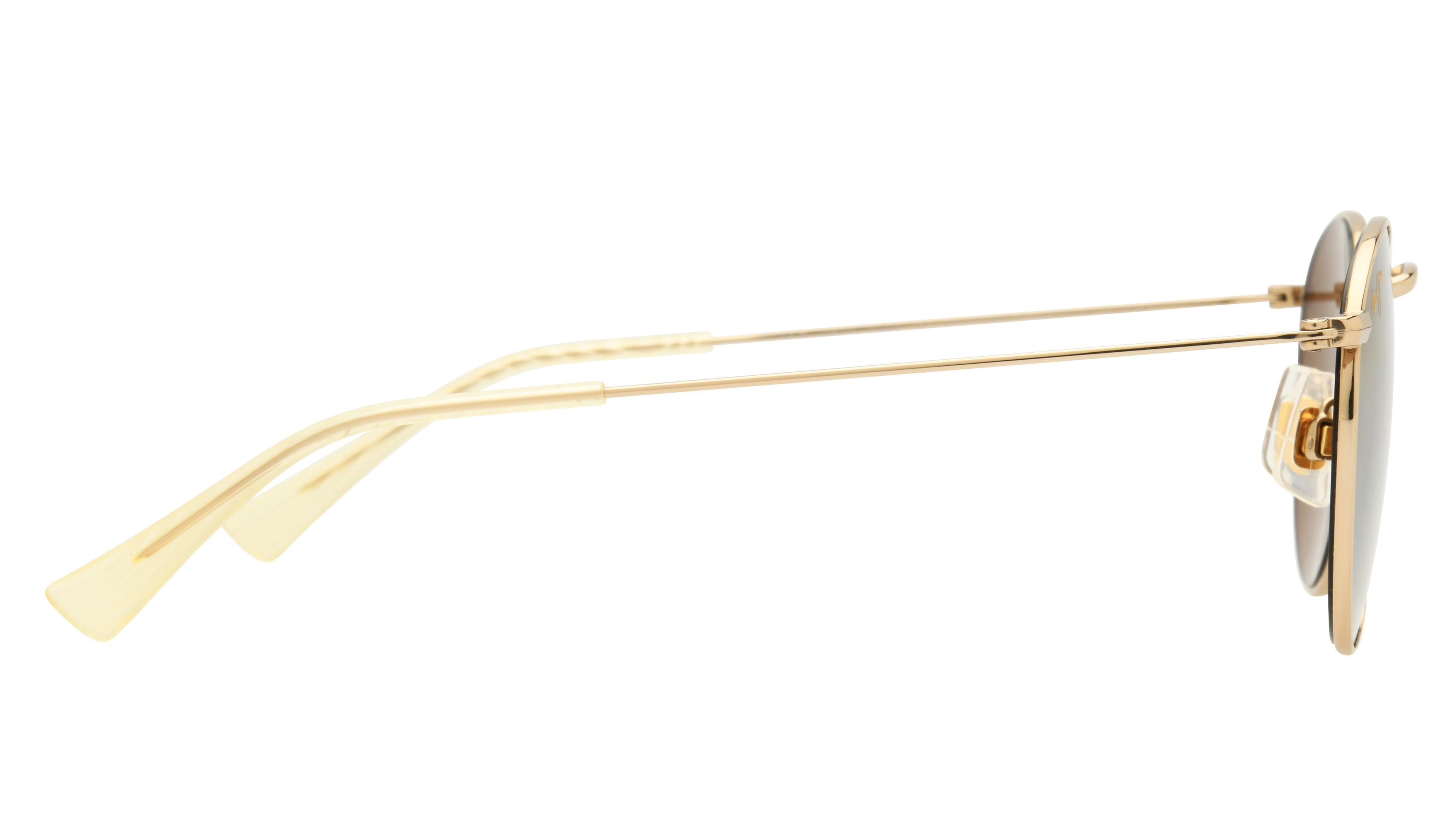 Lunettes de soleil  Homme Or Ronde Mj0667S Droite