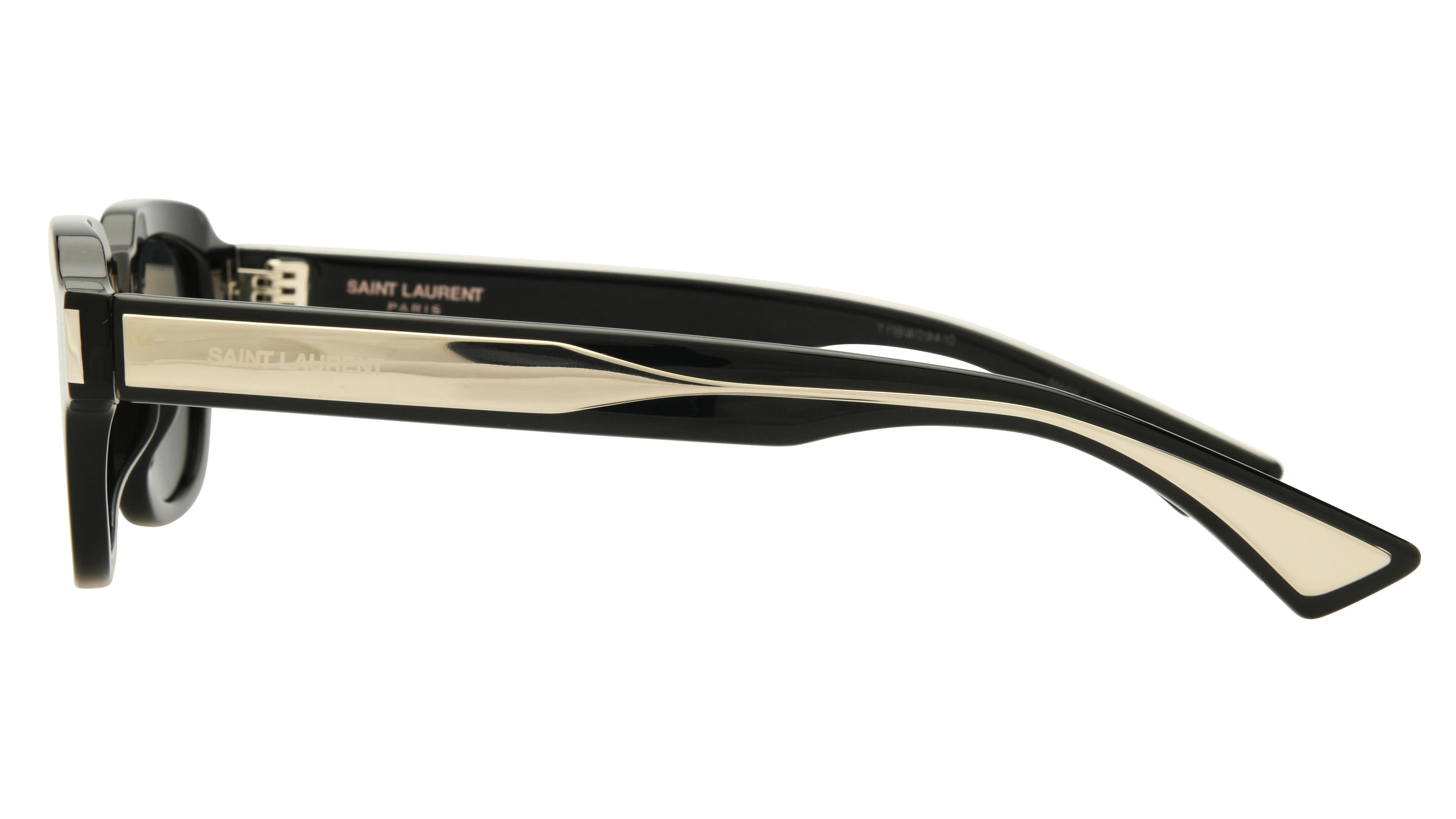 Lunettes de soleil Saint Laurent Mixte Noir Pantos sl791 Gauche
