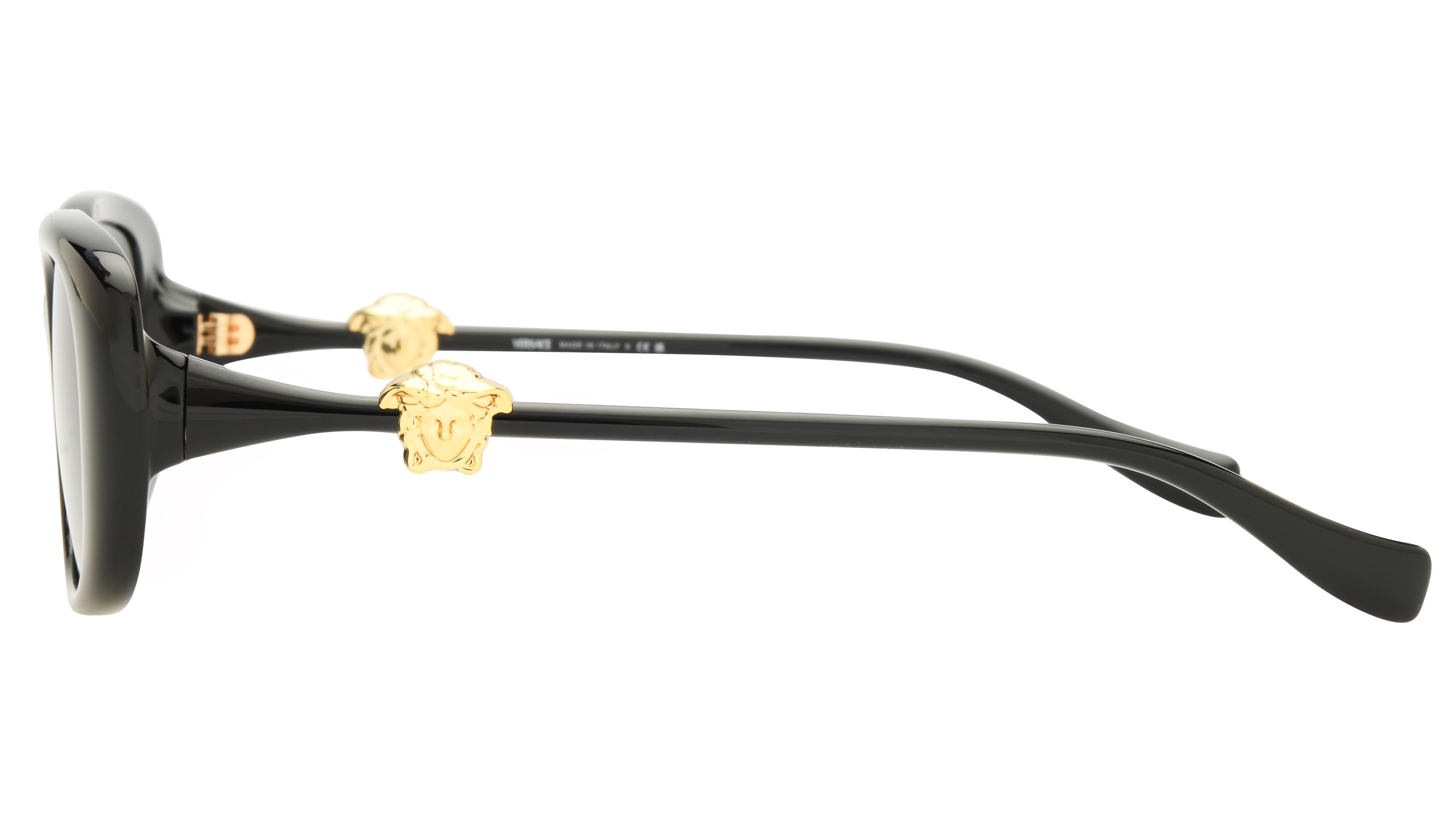 Lunettes de soleil Versace Femme Noir Rectangle VE4504D Gauche