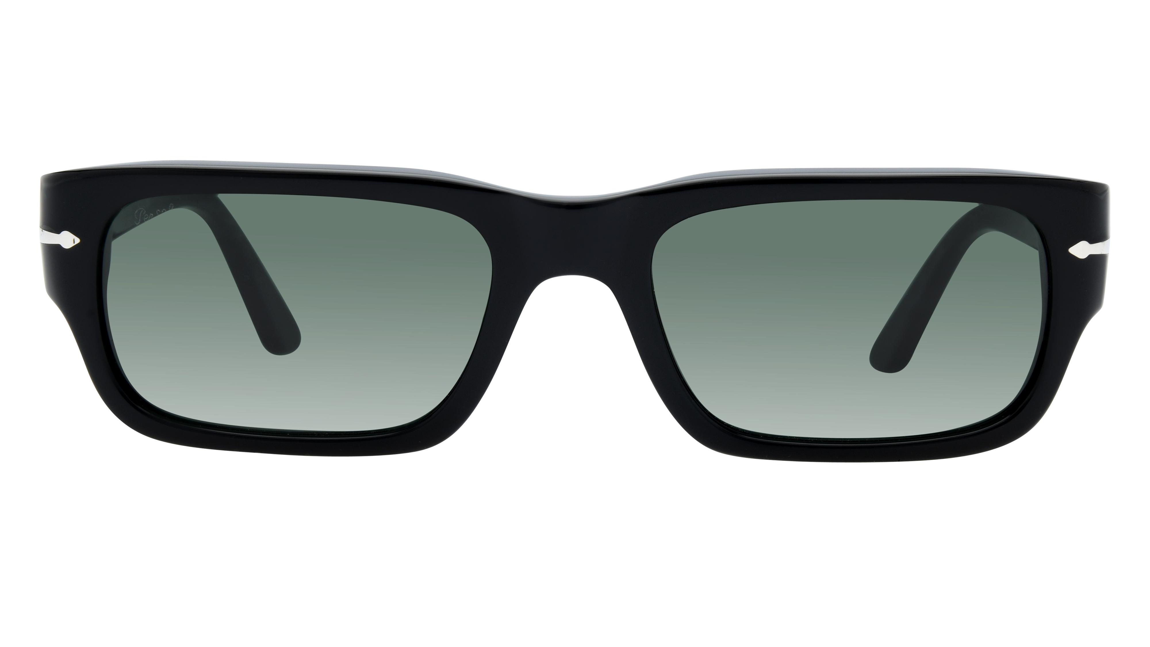 Lunettes de soleil Persol Mixte Noir Rectangle PO3347S Face