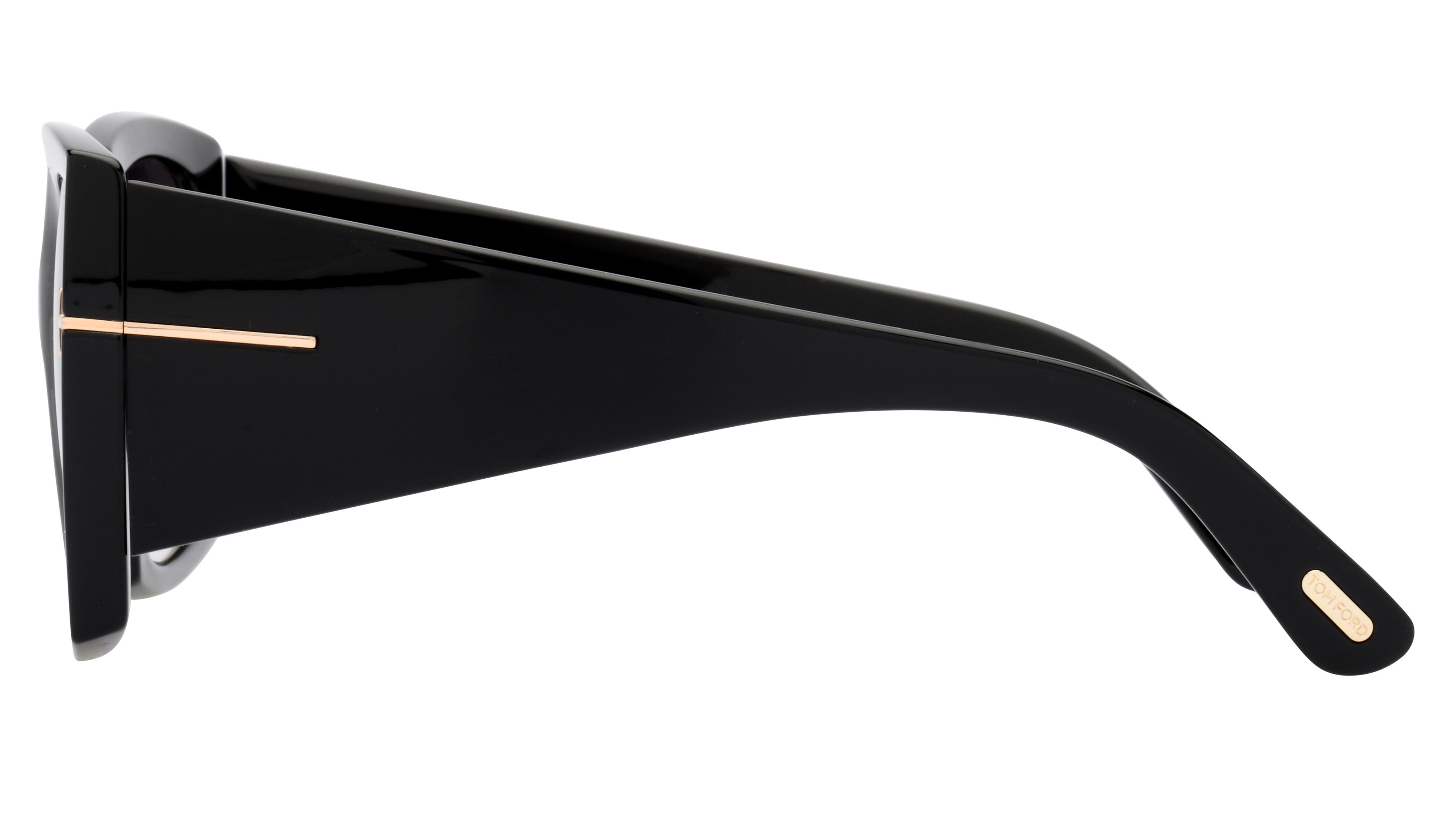 Lunettes de soleil Tom Ford Femme Noir Ovale FT0921 Gauche
