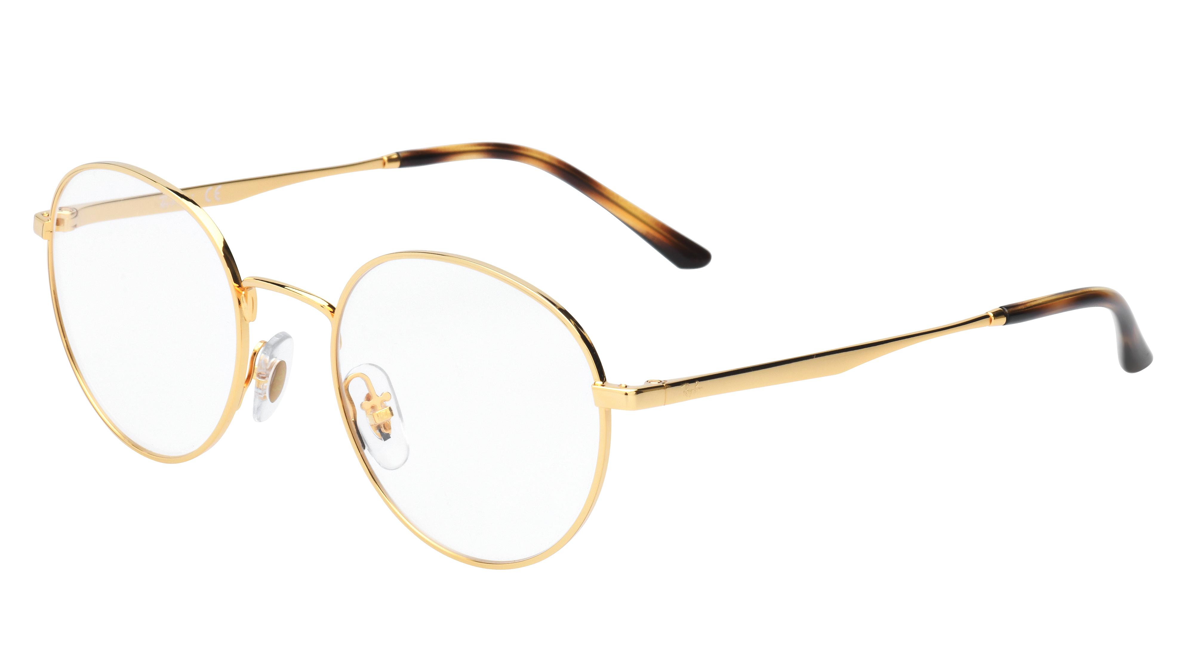 Lunettes de vue Ray-Ban Rx3681V 2500 Or Brillant Pantos Krys