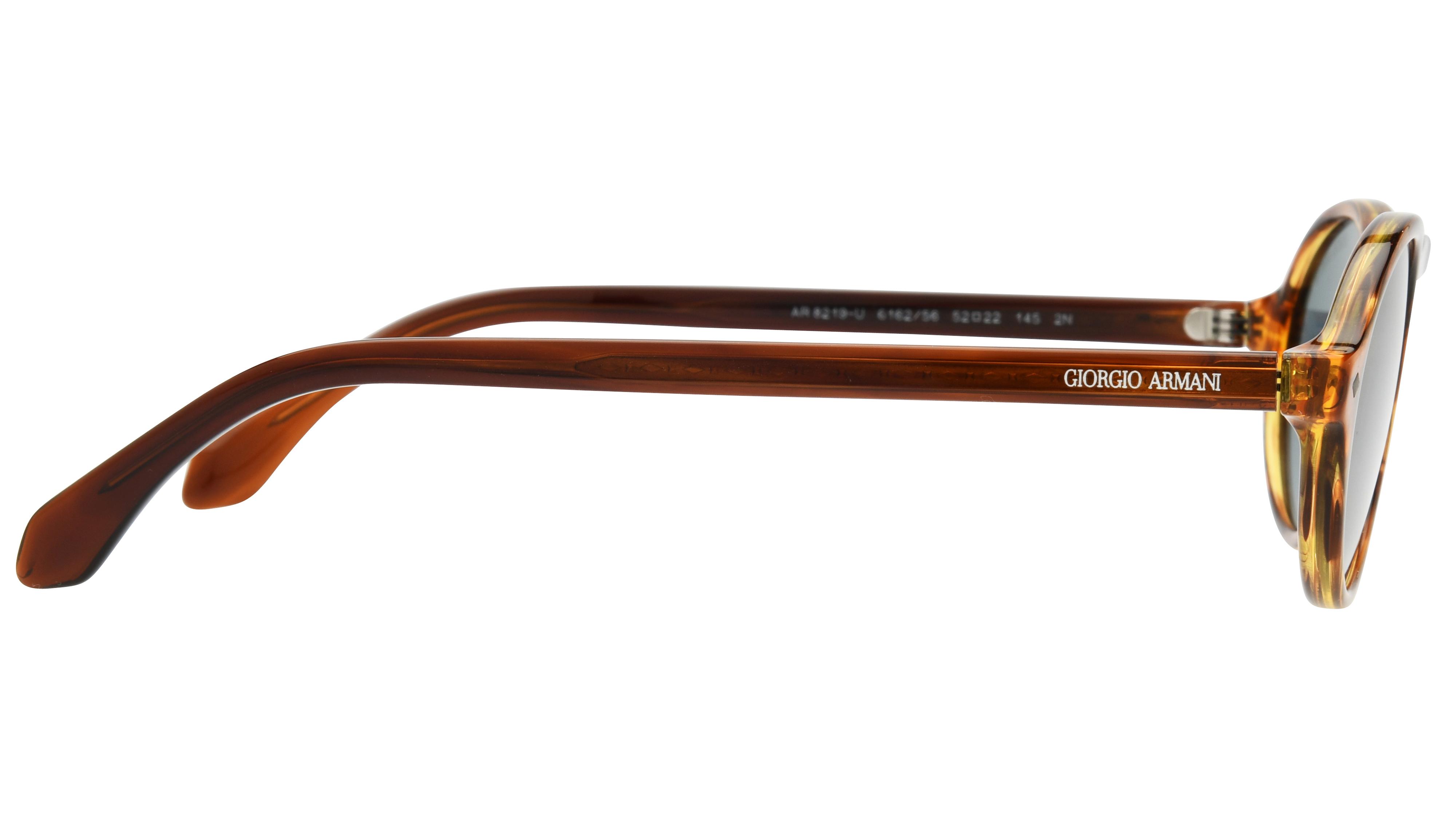 Lunettes de soleil Giorgio Armani Homme Écaille Ovale Ar8219U Droite