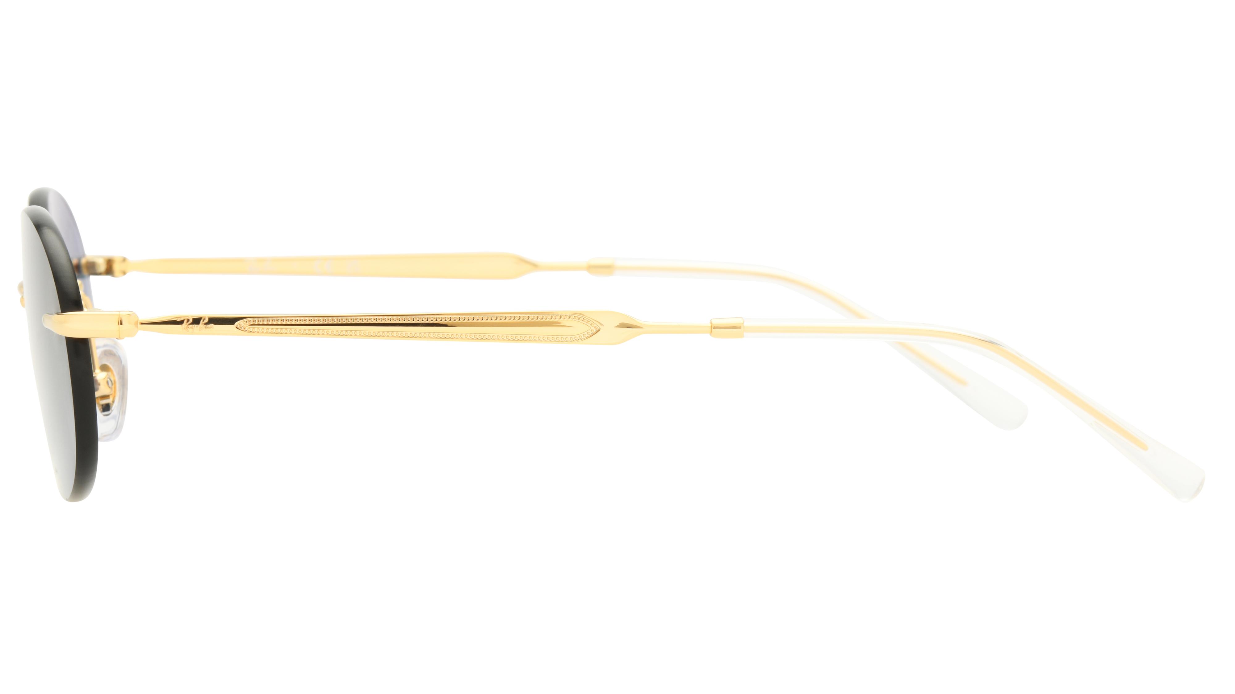 Lunettes de soleil Ray-Ban Mixte Or Ovale RB3767 Gauche