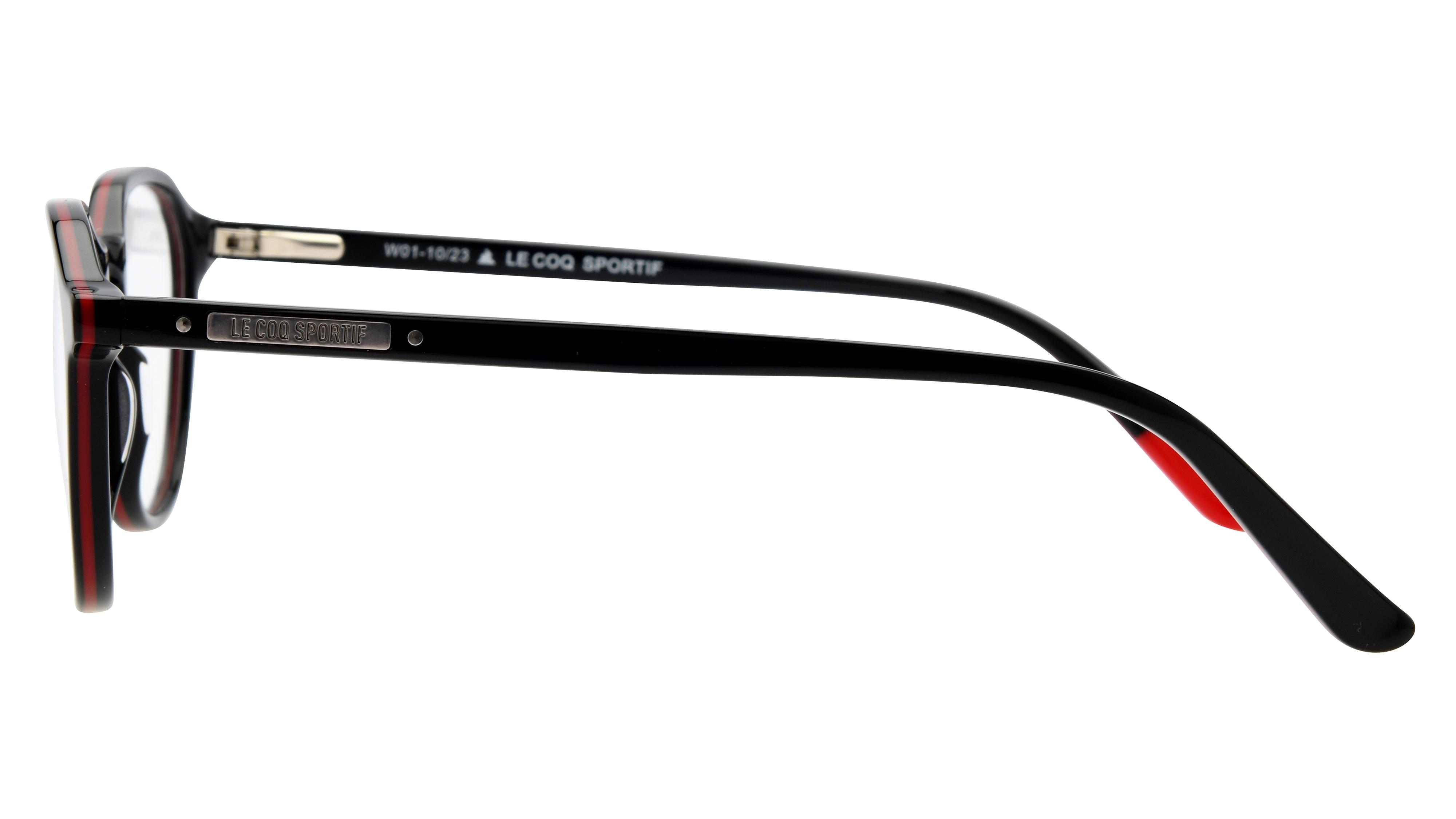Lunettes de vue Le Coq Sportif Homme Noir Ronde Lcs2303 Gauche